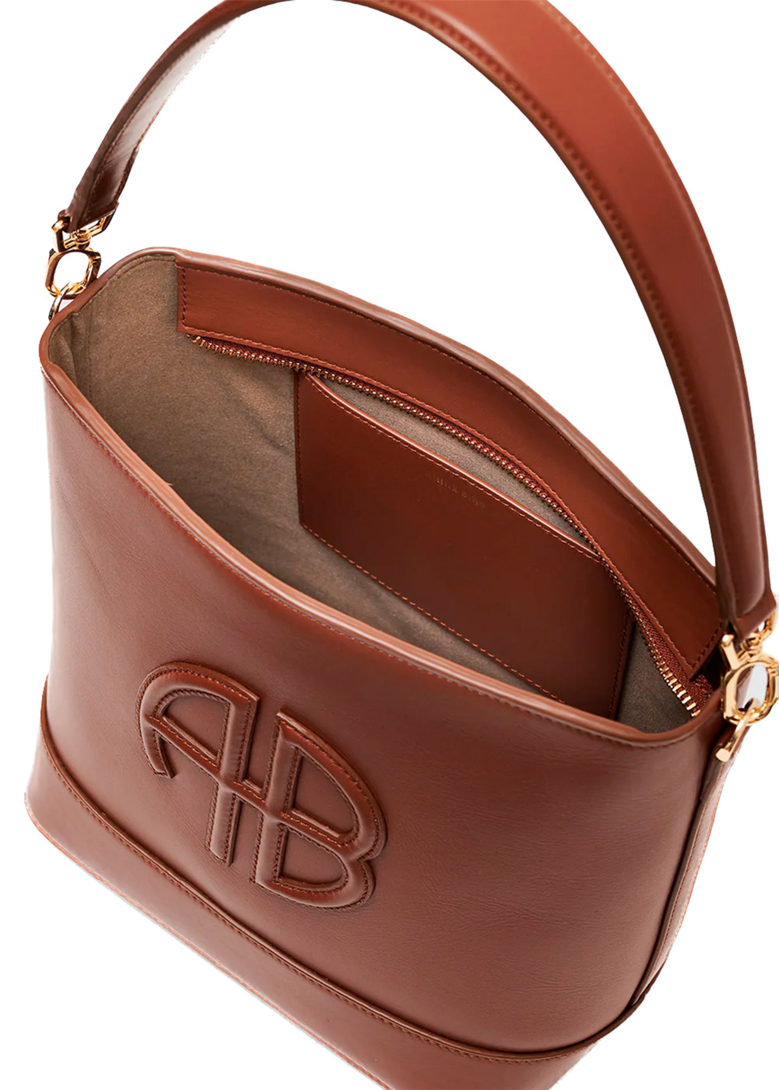 Anine Bing - Sac à bandoulière - Lili Bucket Bag - Cognac