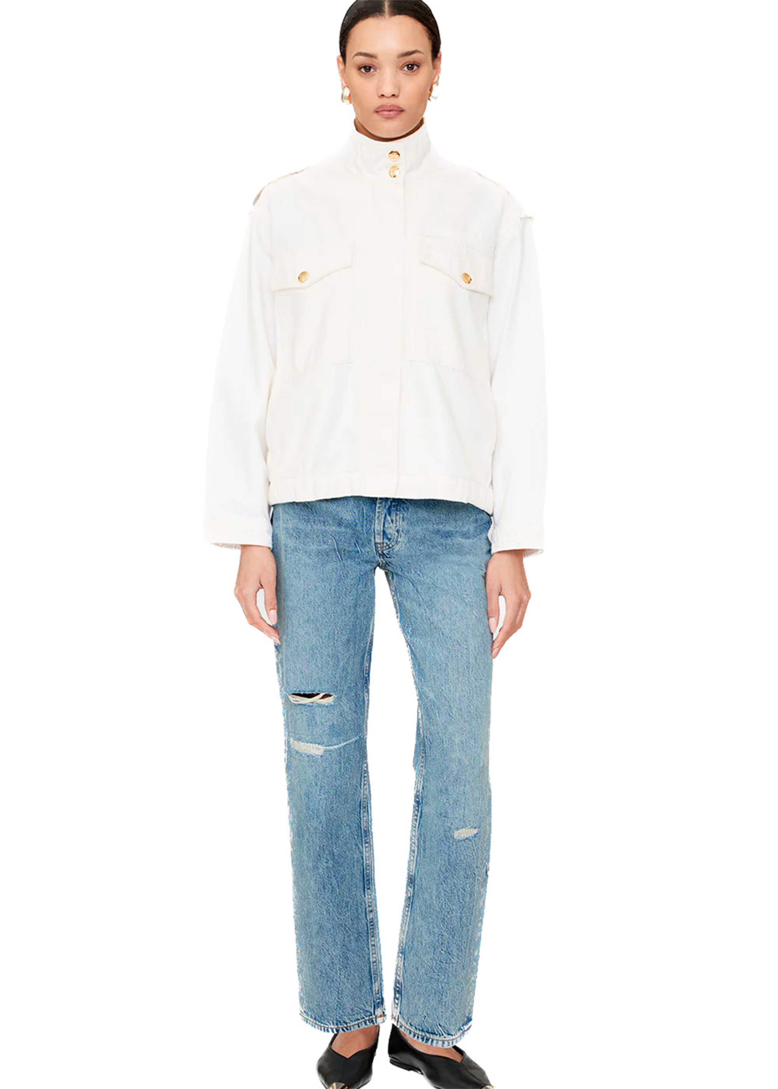 Anine Bing - Jacket - Audrey Jacket - Ivory