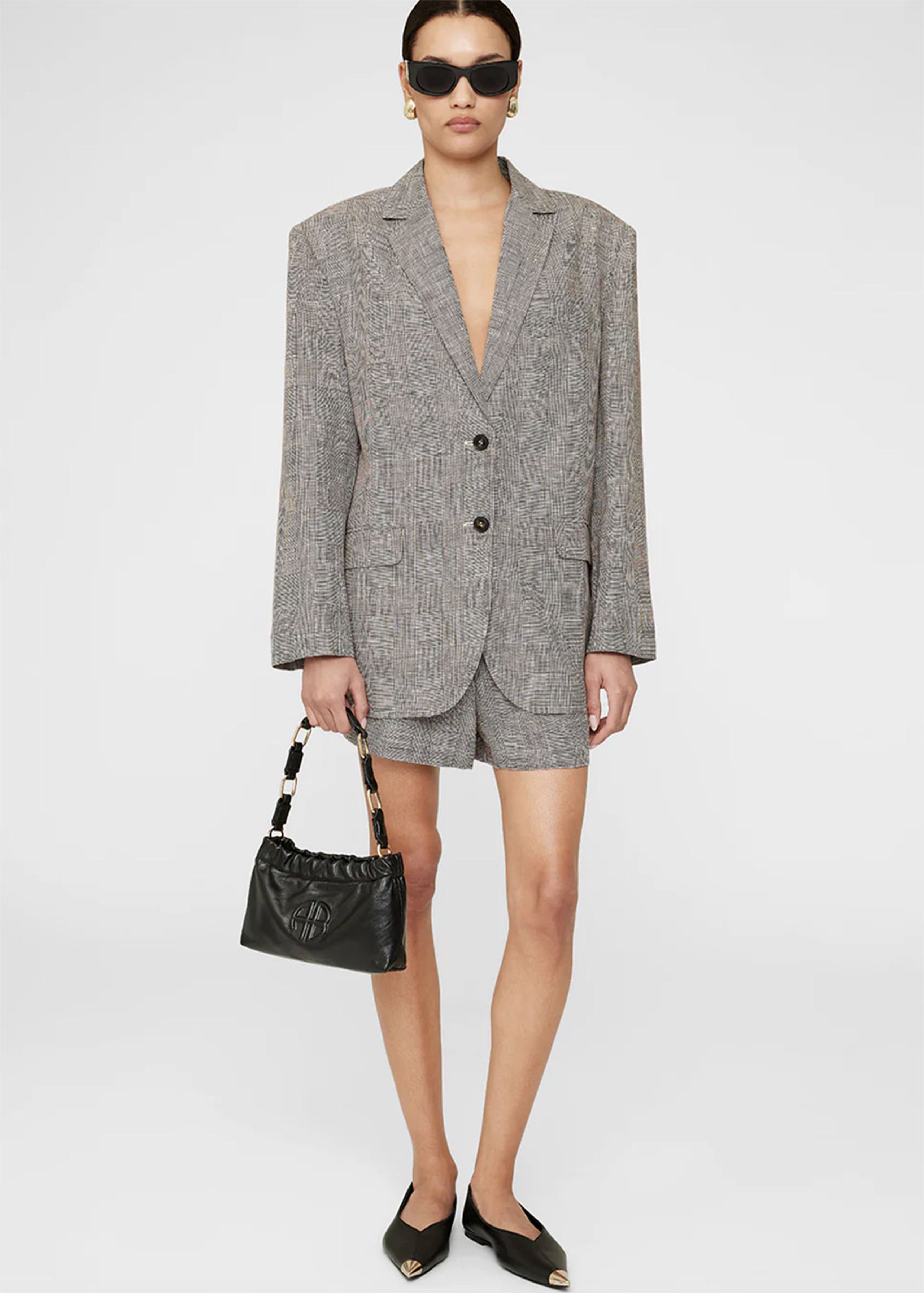 Anine Bing - Torba na ramię - Small Kate Shoulder Bag - Black