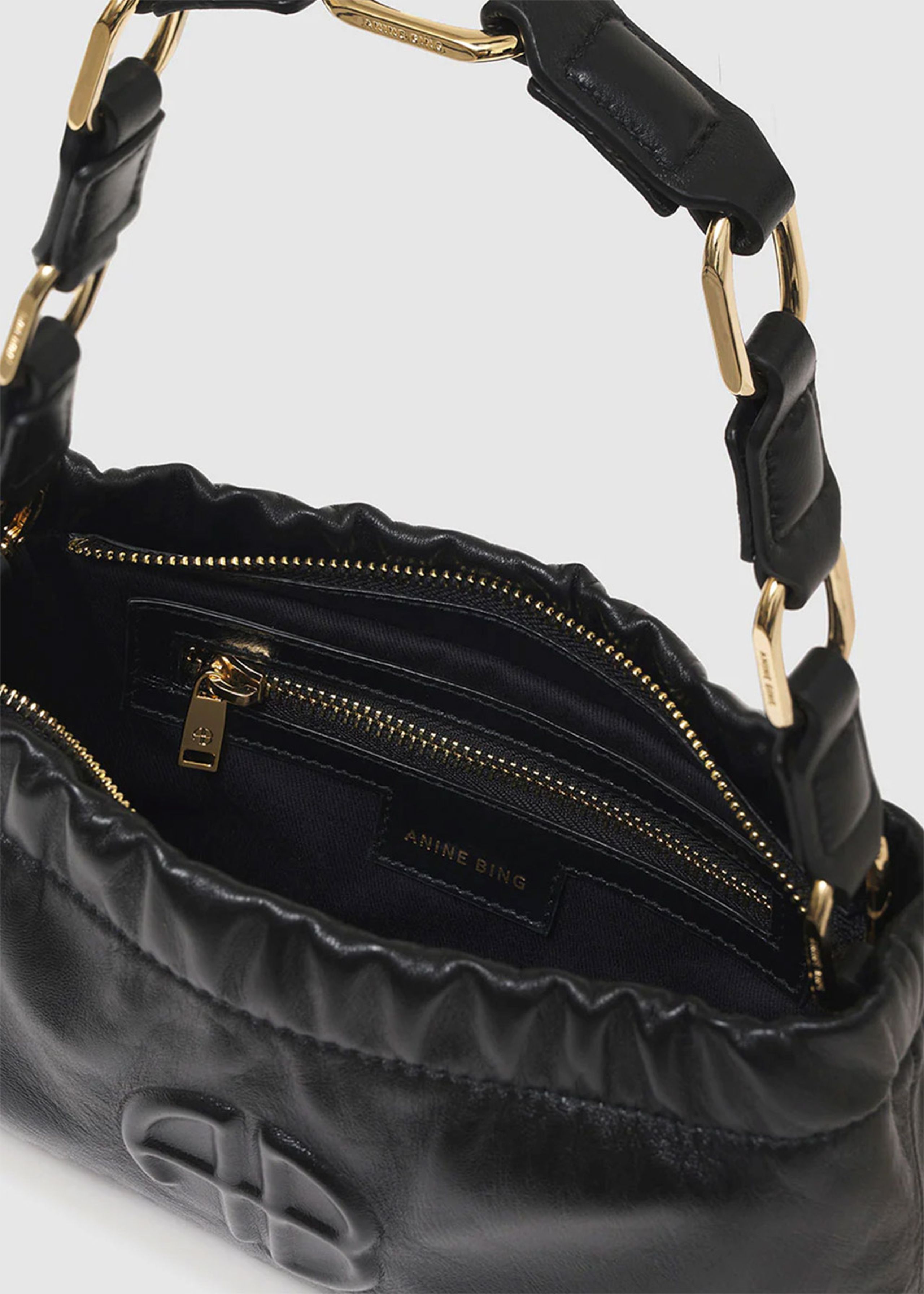 Anine Bing - Torba na ramię - Small Kate Shoulder Bag - Black