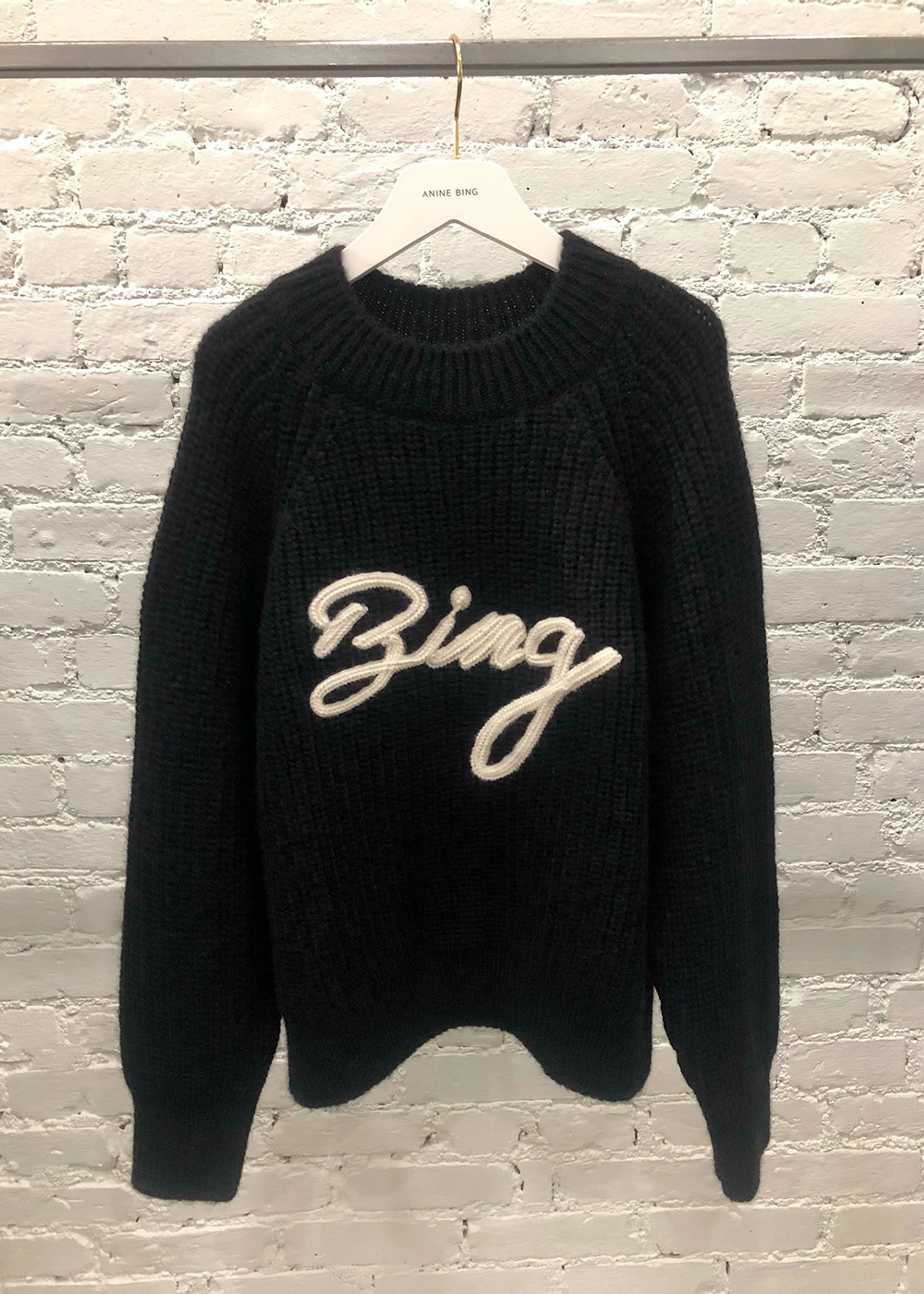Anine Bing - Stickat - Kendrick Sweater - Black