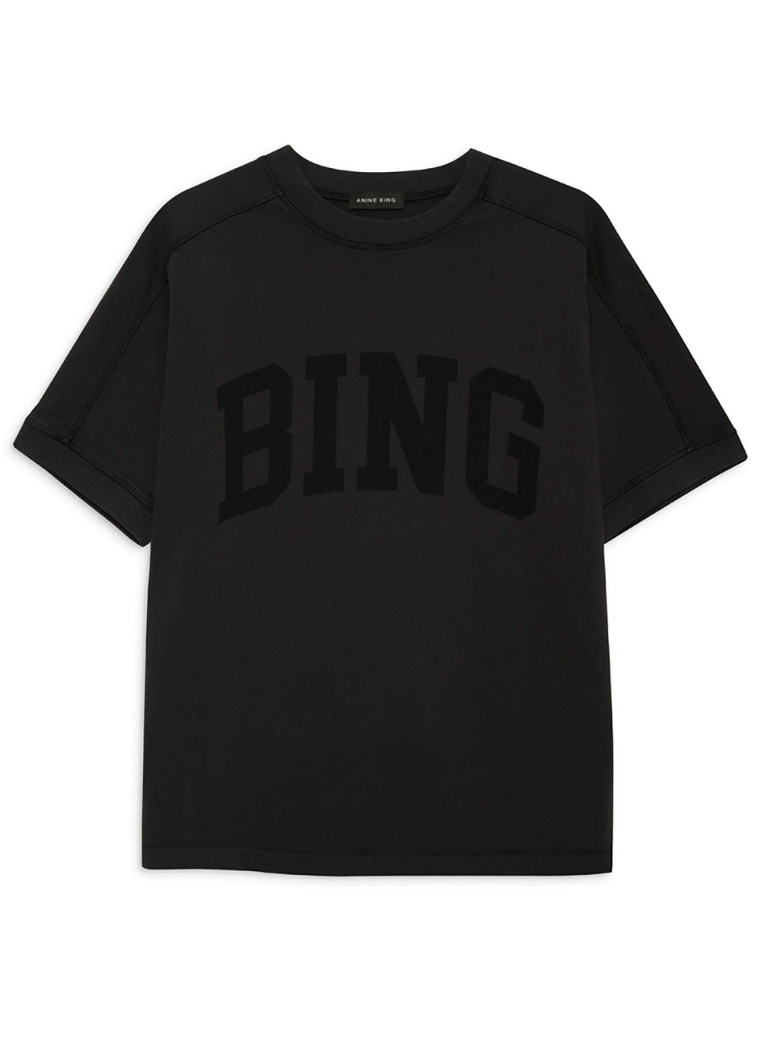 Anine Bing - T-shirt - Jaylin Tee - Vintage Black