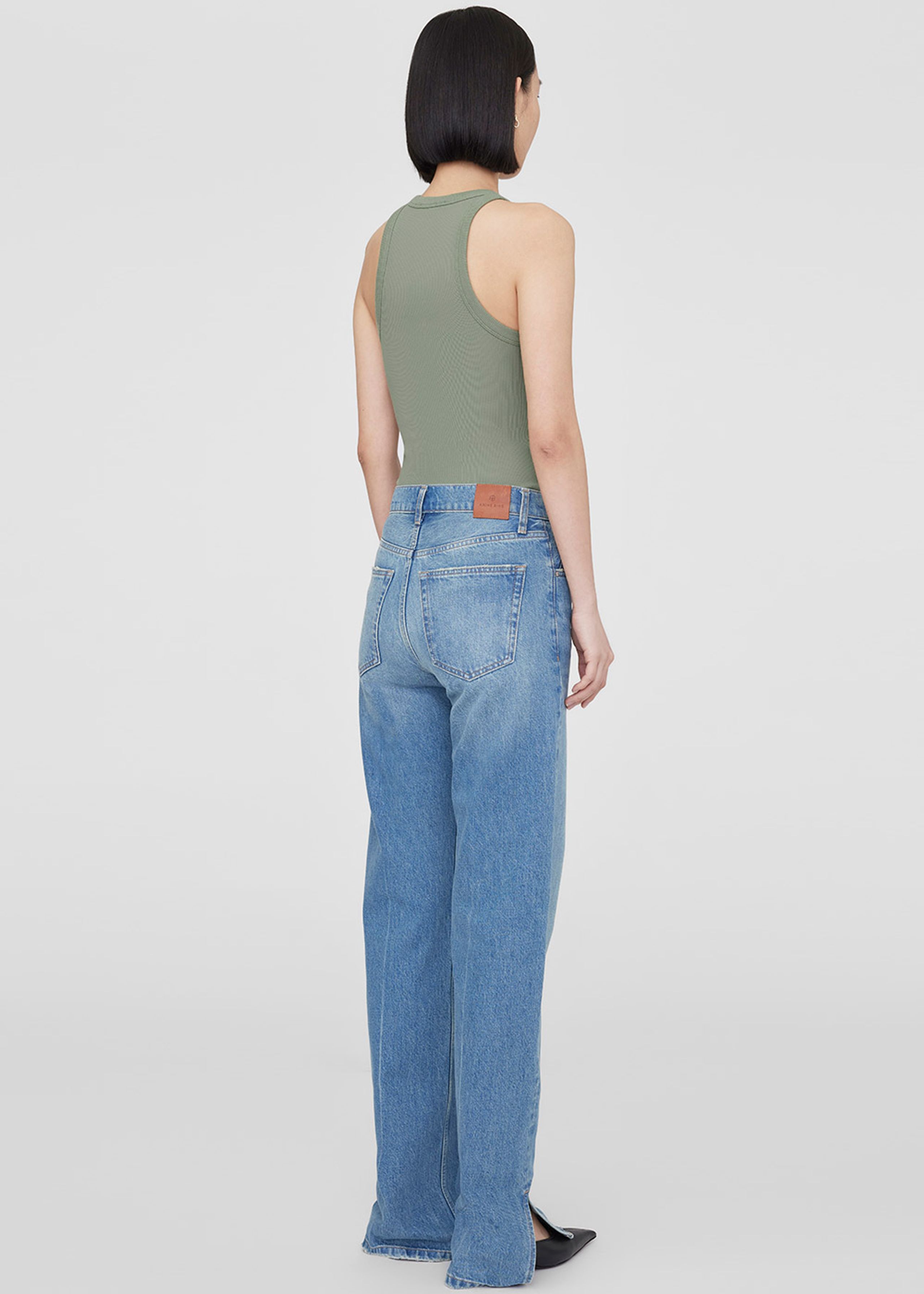 Anine Bing - Tank Top - Eva Tank - Artichoke