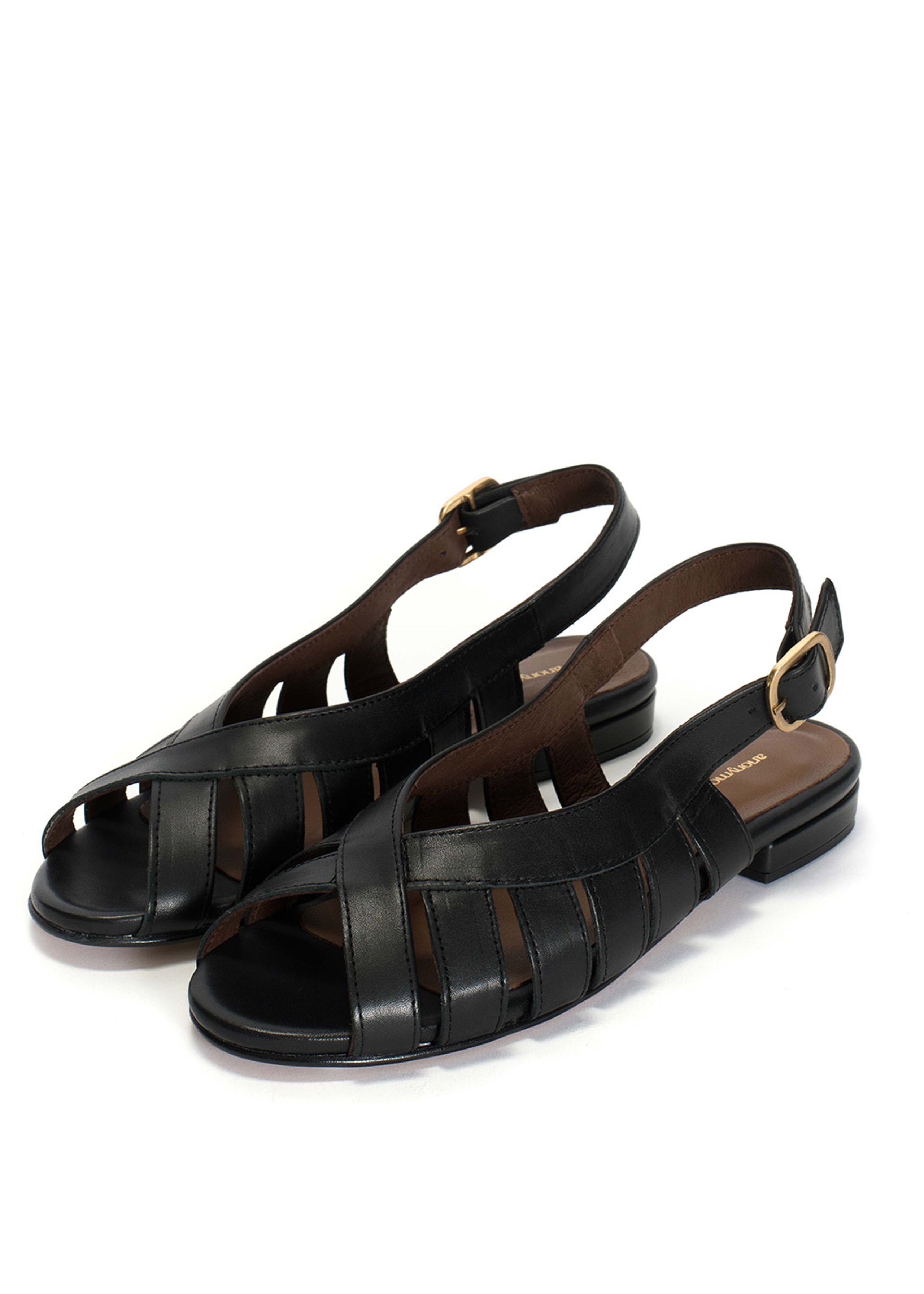 Anonymous Copenhagen - Sandály - Sophie 20 Soft calf - Black