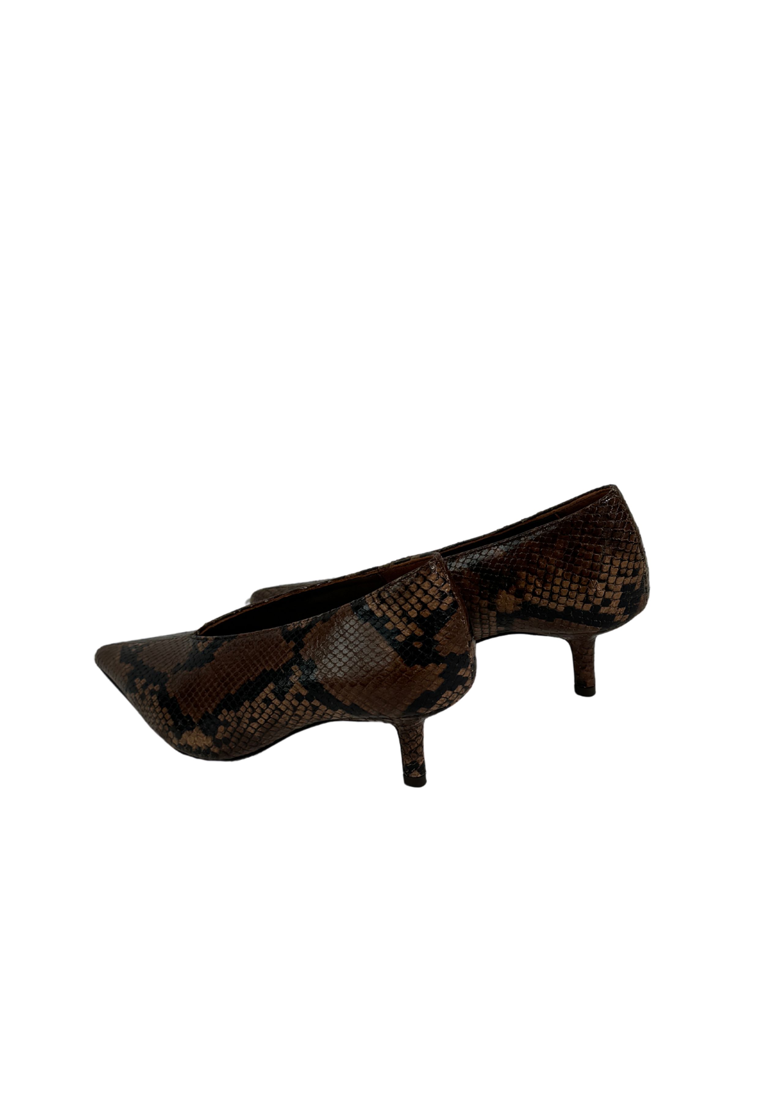 Anonymous Copenhagen - Stilettos - Phia 55 Pin Snake Calf - Hazelnut
