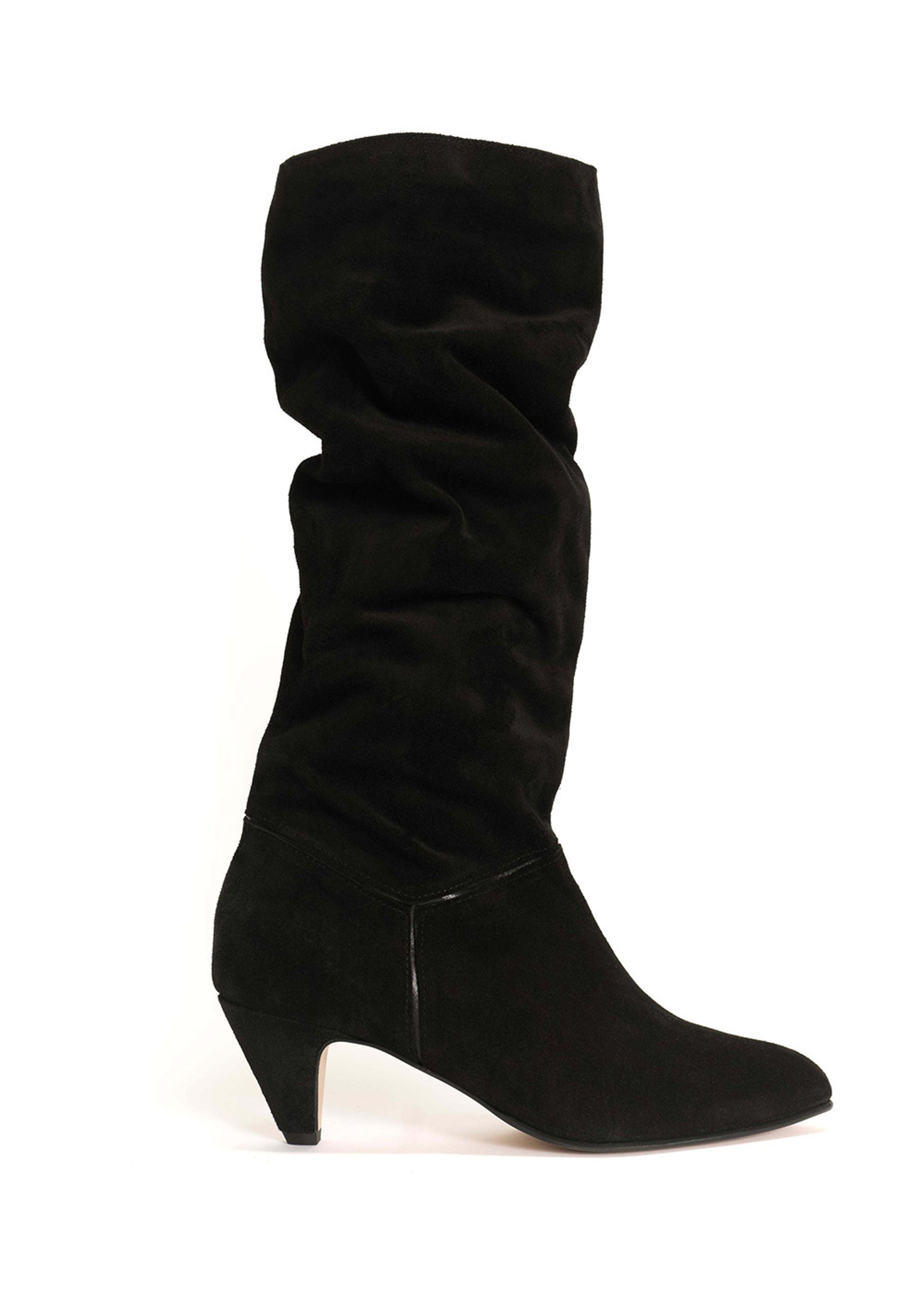 Anonymous Copenhagen - Boty - Jasmina 50 stiletto Calf suede & sleek leather - Black