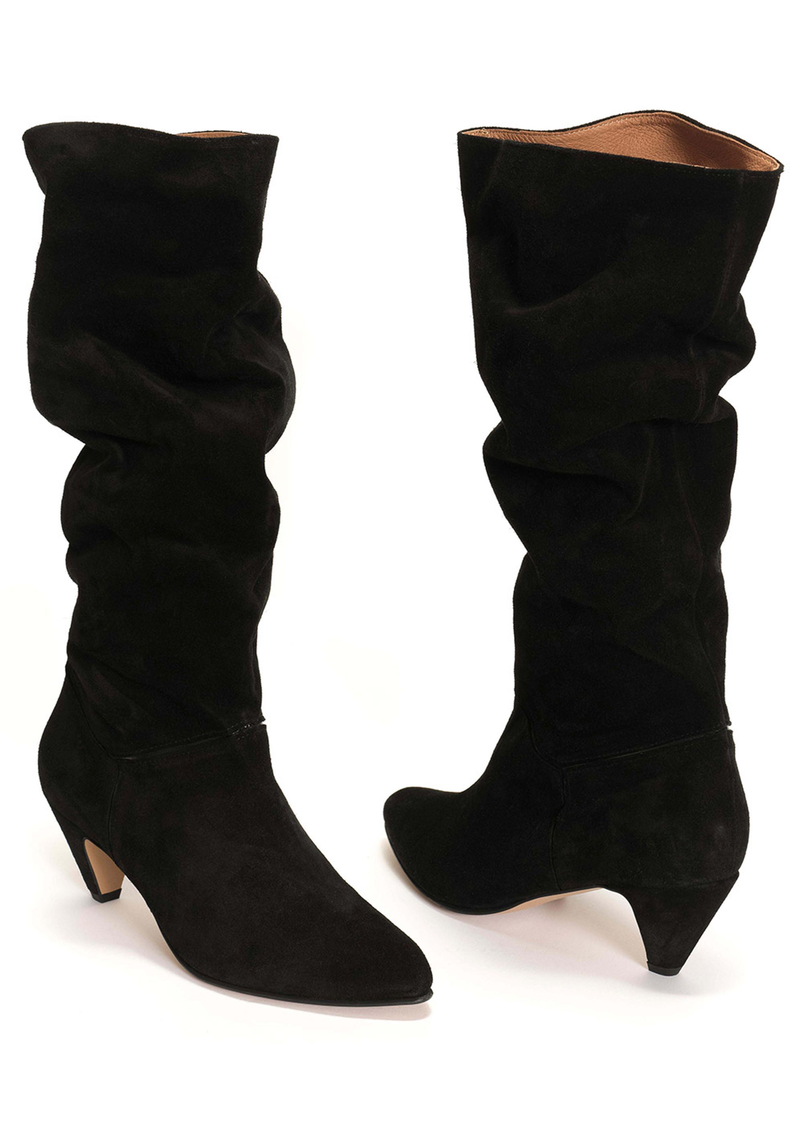 Anonymous Copenhagen - Boty - Jasmina 50 stiletto Calf suede & sleek leather - Black