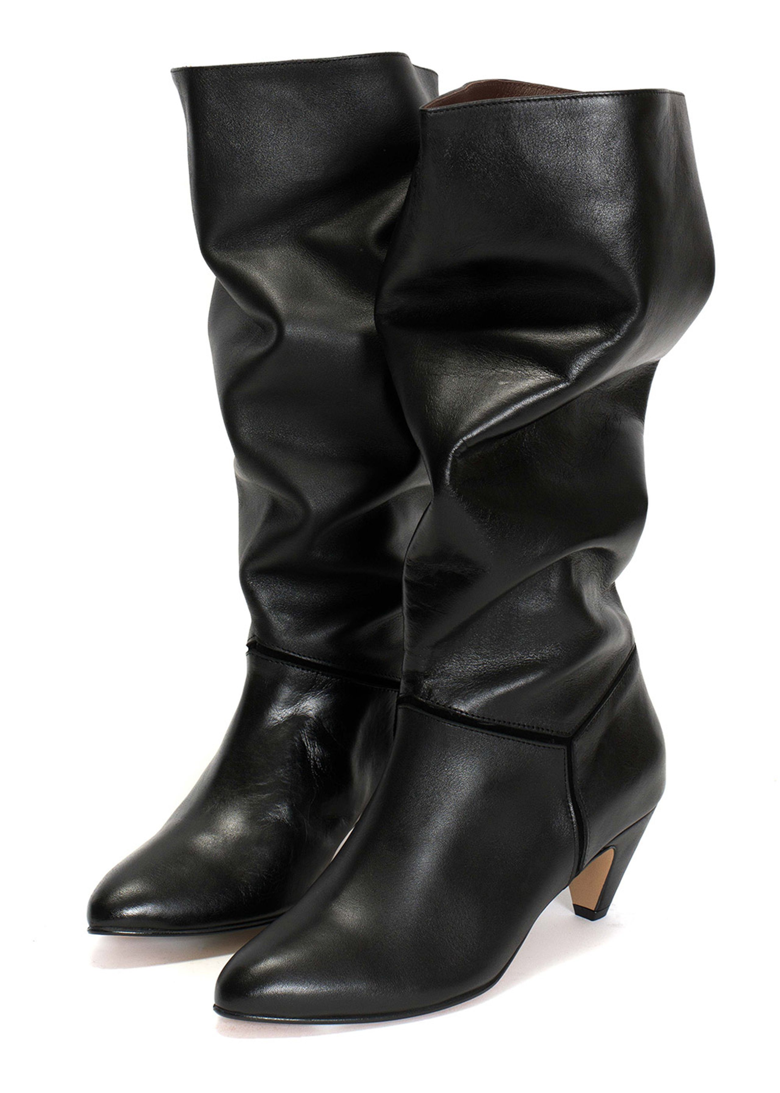 Anonymous Copenhagen - Boty - Jasmina 50 stiletto Soft calf & suede leather - Black