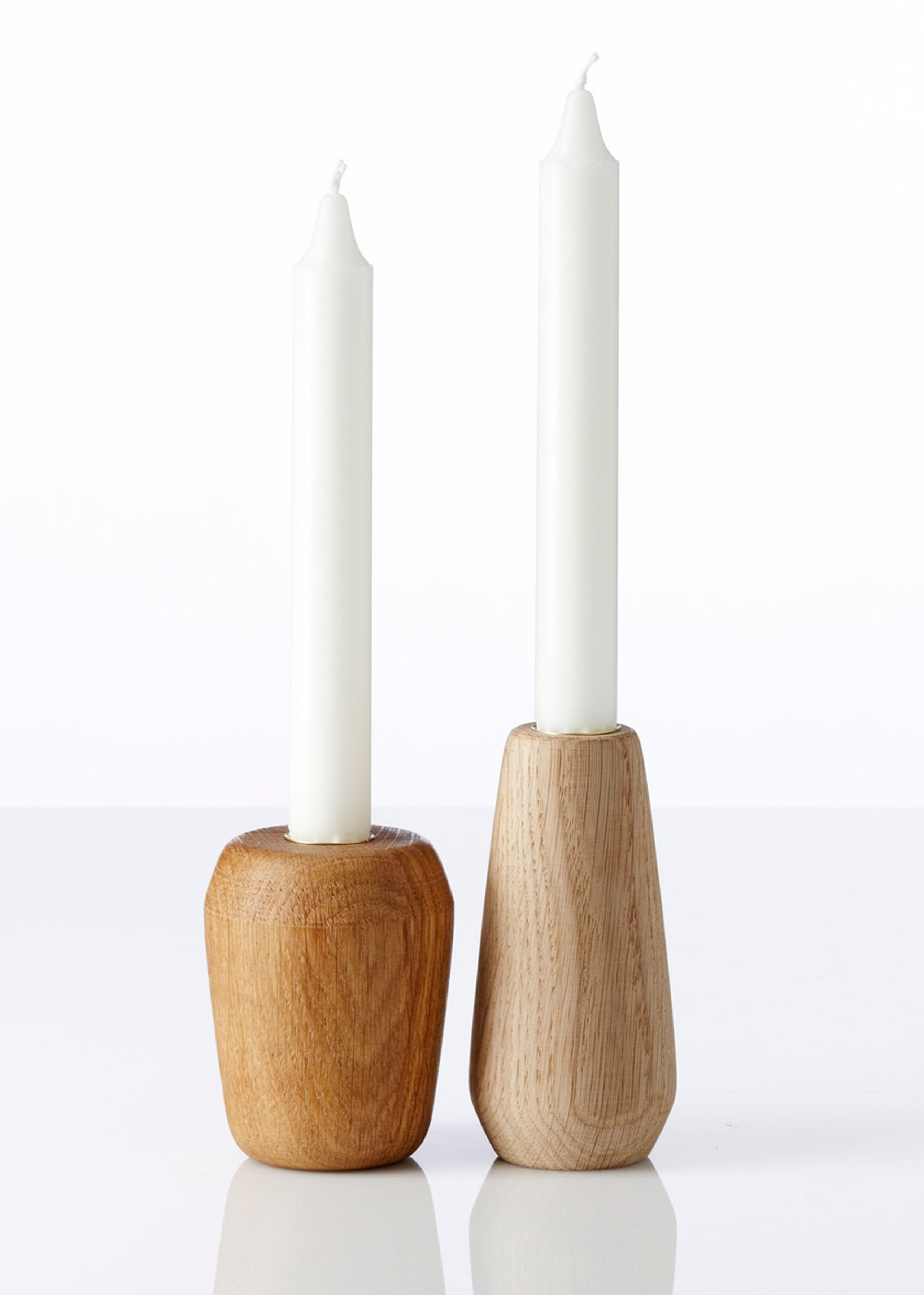 Applicata - Candle Holder - Torso Candleholder - Small - Oak