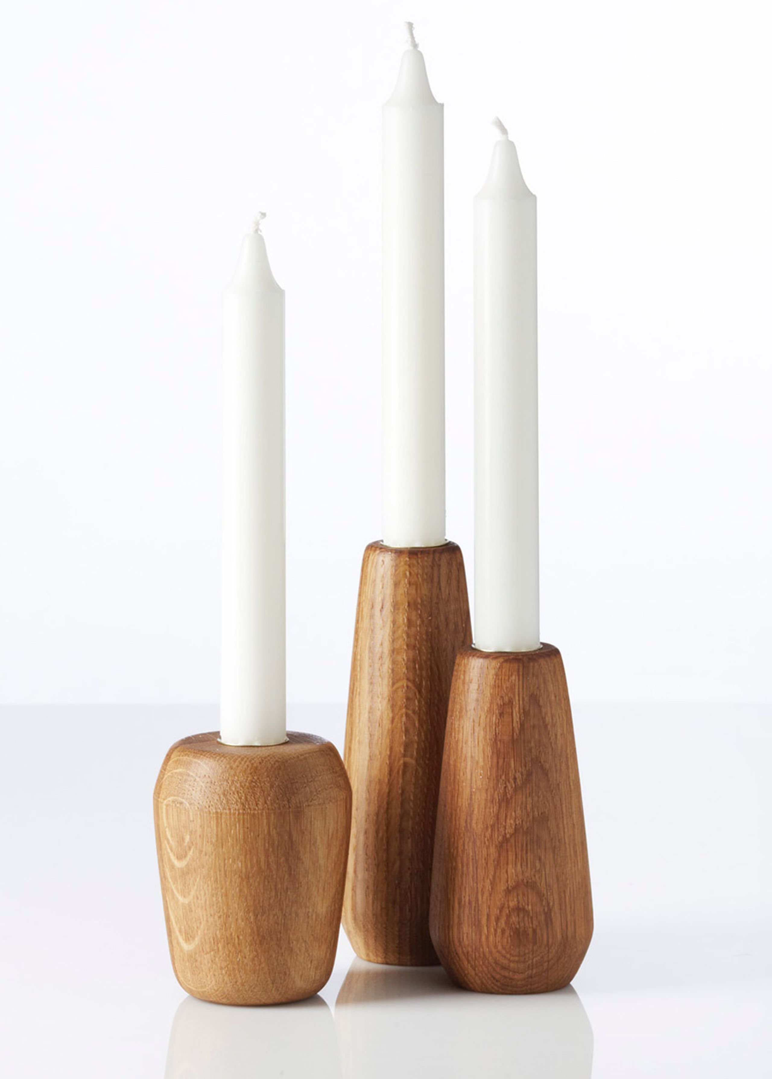 Applicata - Candle Holder - Torso Candleholder - Small - Oak