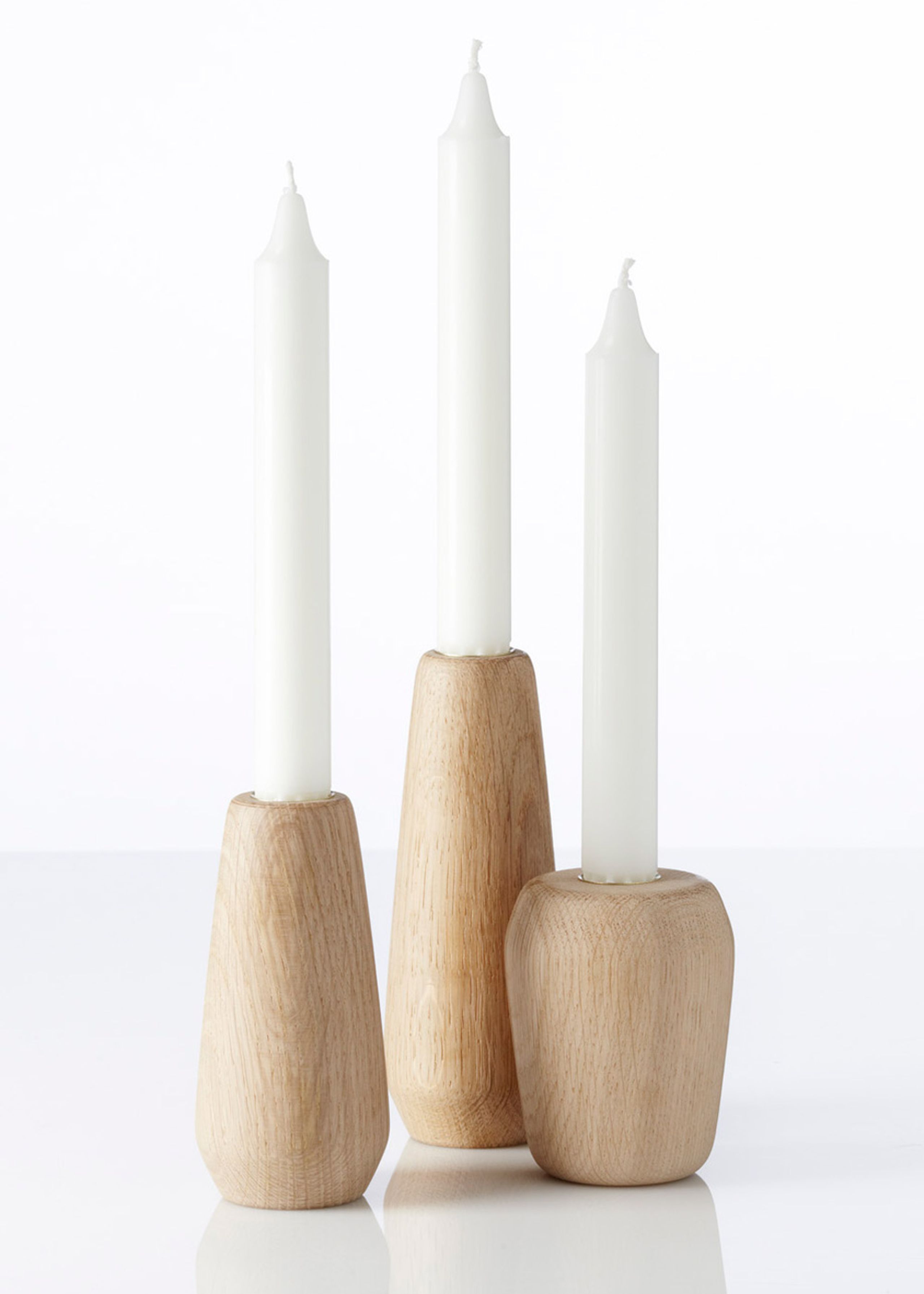 Applicata - Candle Holder - Torso Candleholder - Small - Oak