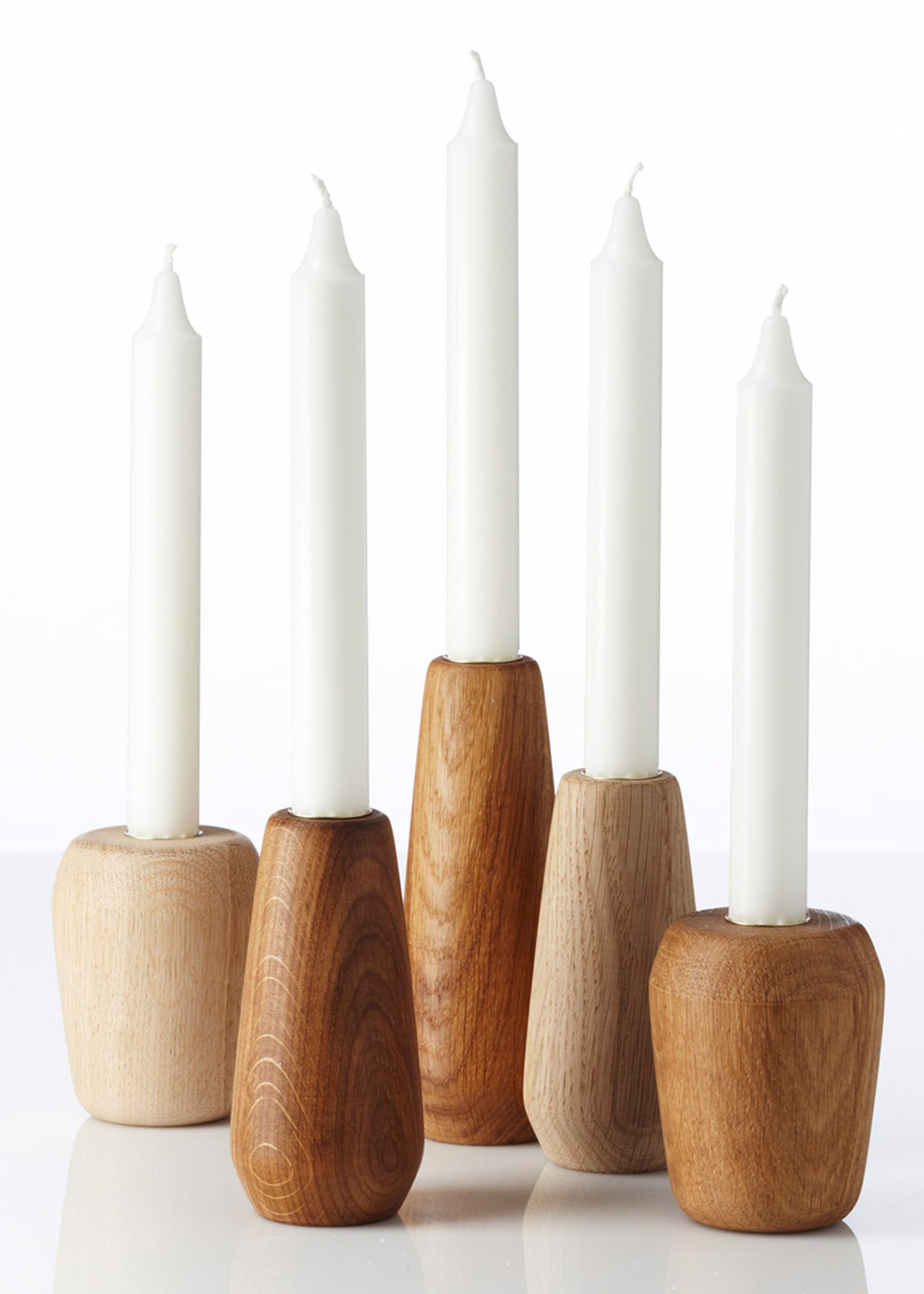 Applicata - Candle Holder - Torso Candleholder - Small - Oak
