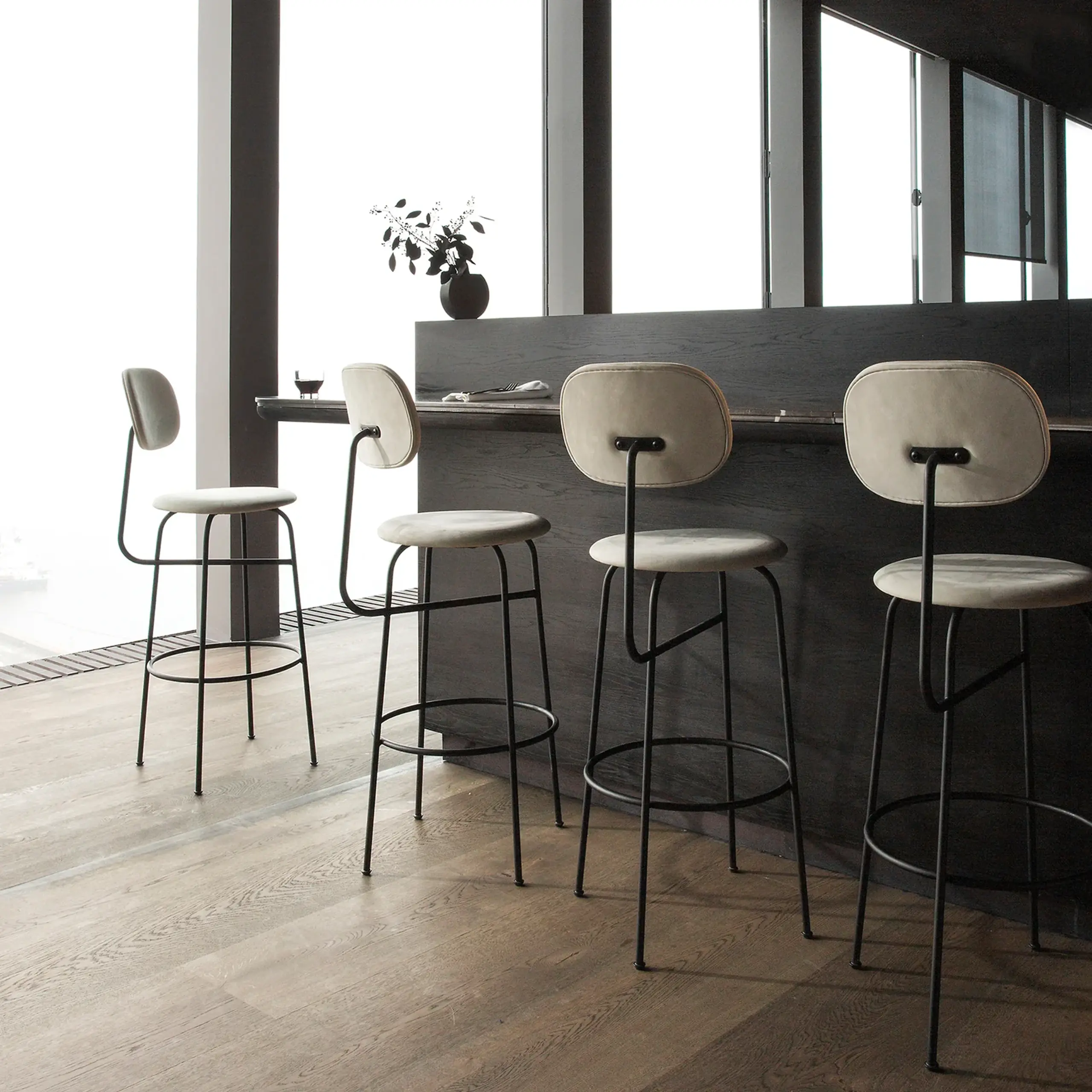 Audo Copenhagen - Barhocker - Afteroom / Bar Chair Plus - Light Grey Maple 222