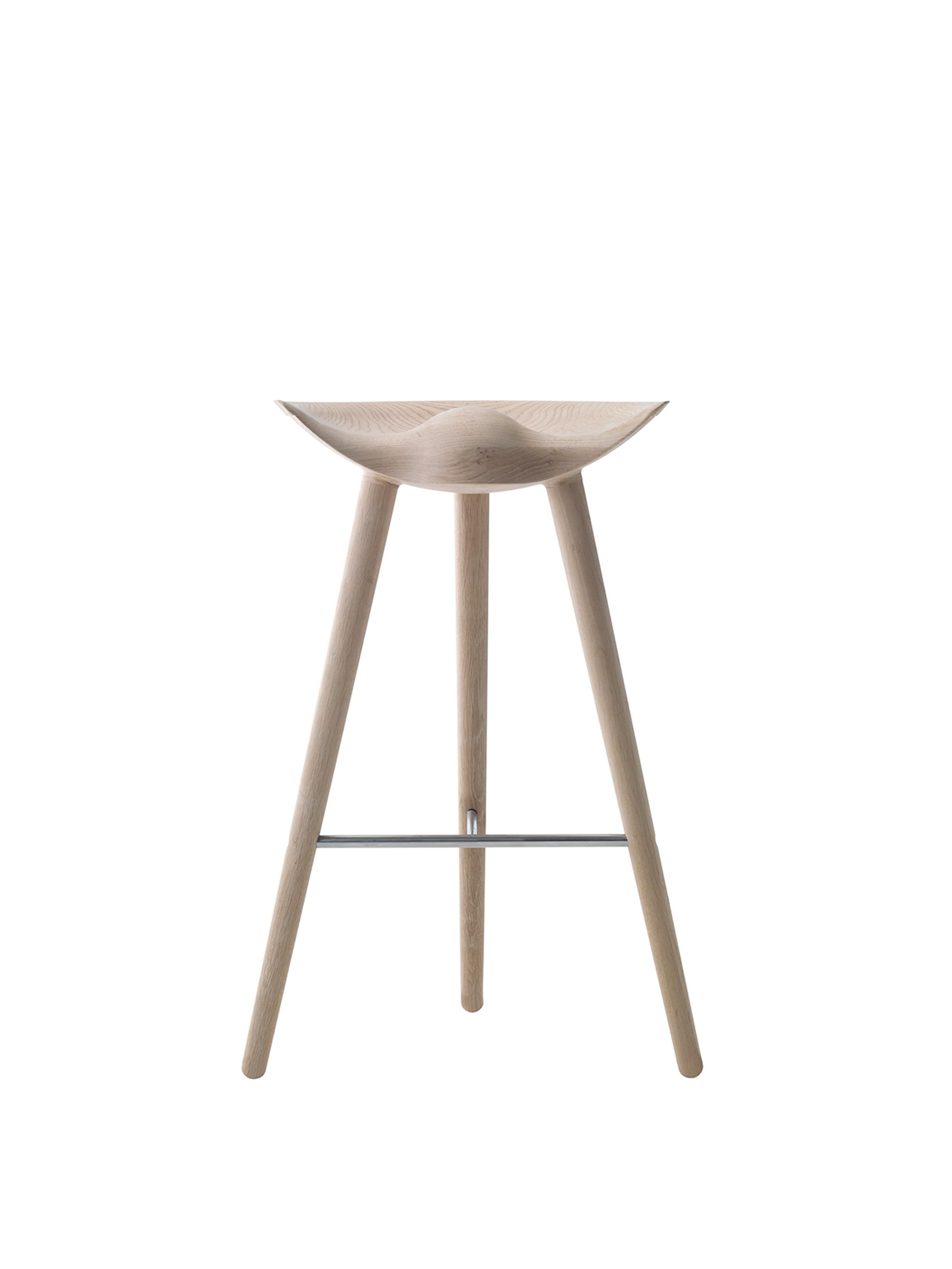 Audo Copenhagen - Bar stool - ML 42 Bar Stool - High - Oak/Steel