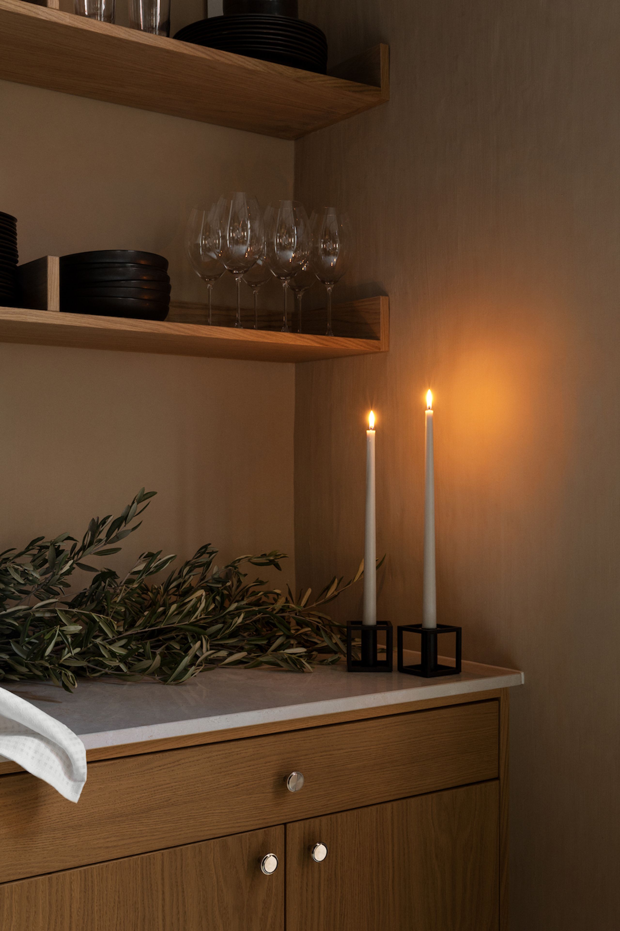 Audo Copenhagen - Candlestick - Kubus 1 - Black