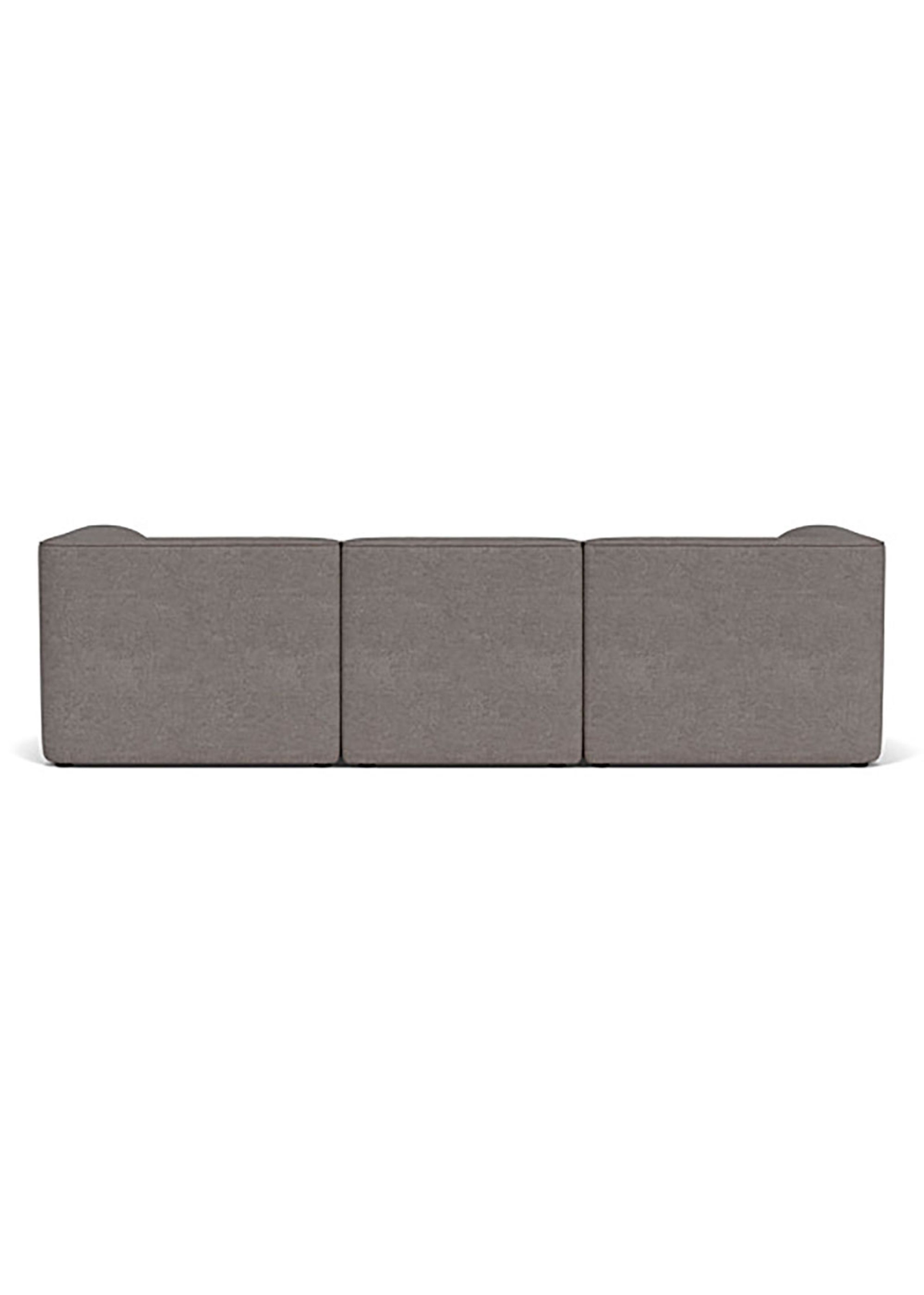 Audo Copenhagen - Modulares Sofa - Eave Modular Sofa, 96, 3-Seater, Configuration 2 - Audo Bouclé 16 - Dark Grey