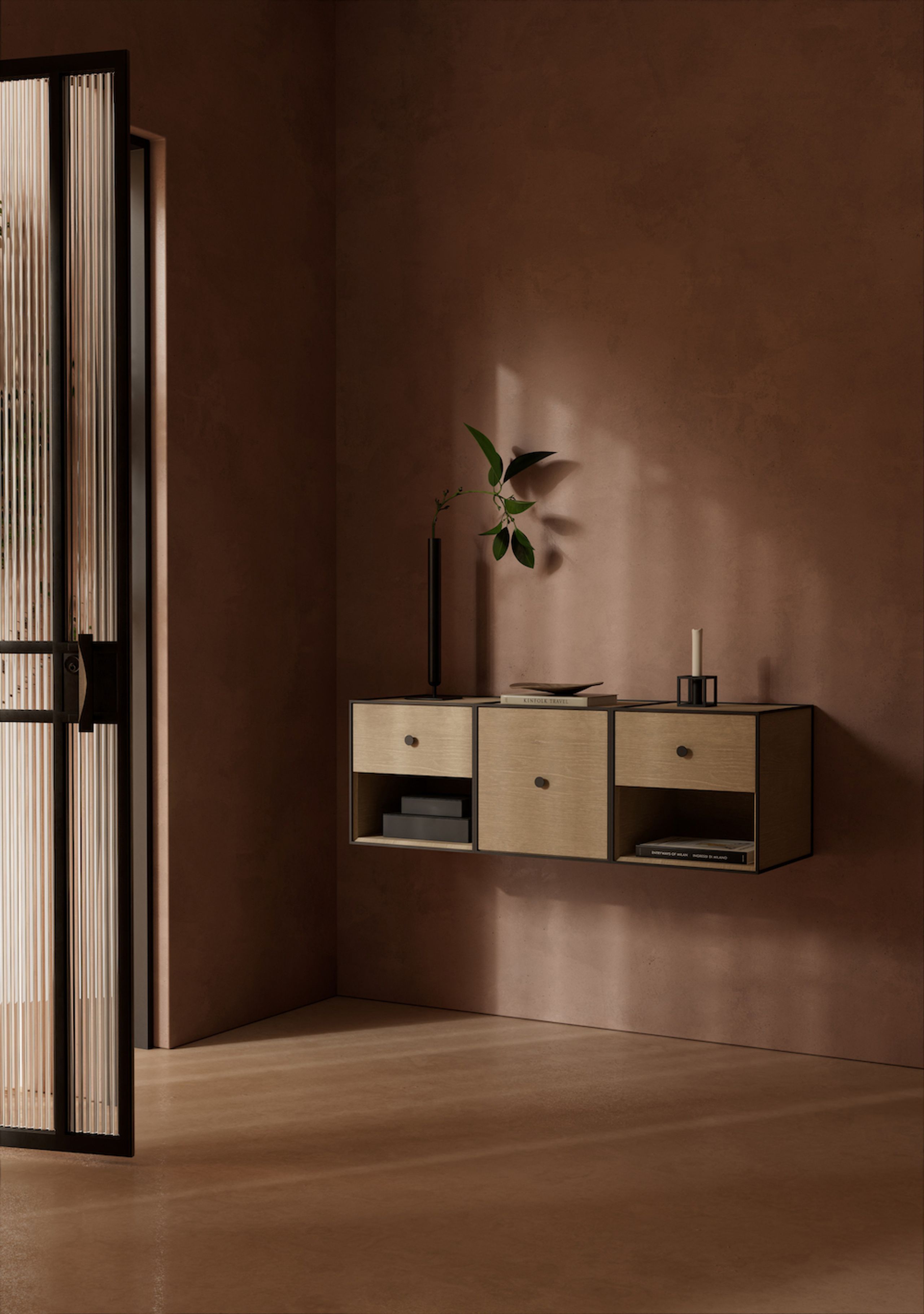 Audo Copenhagen - Display - Frame 35 incl. Door - Oak