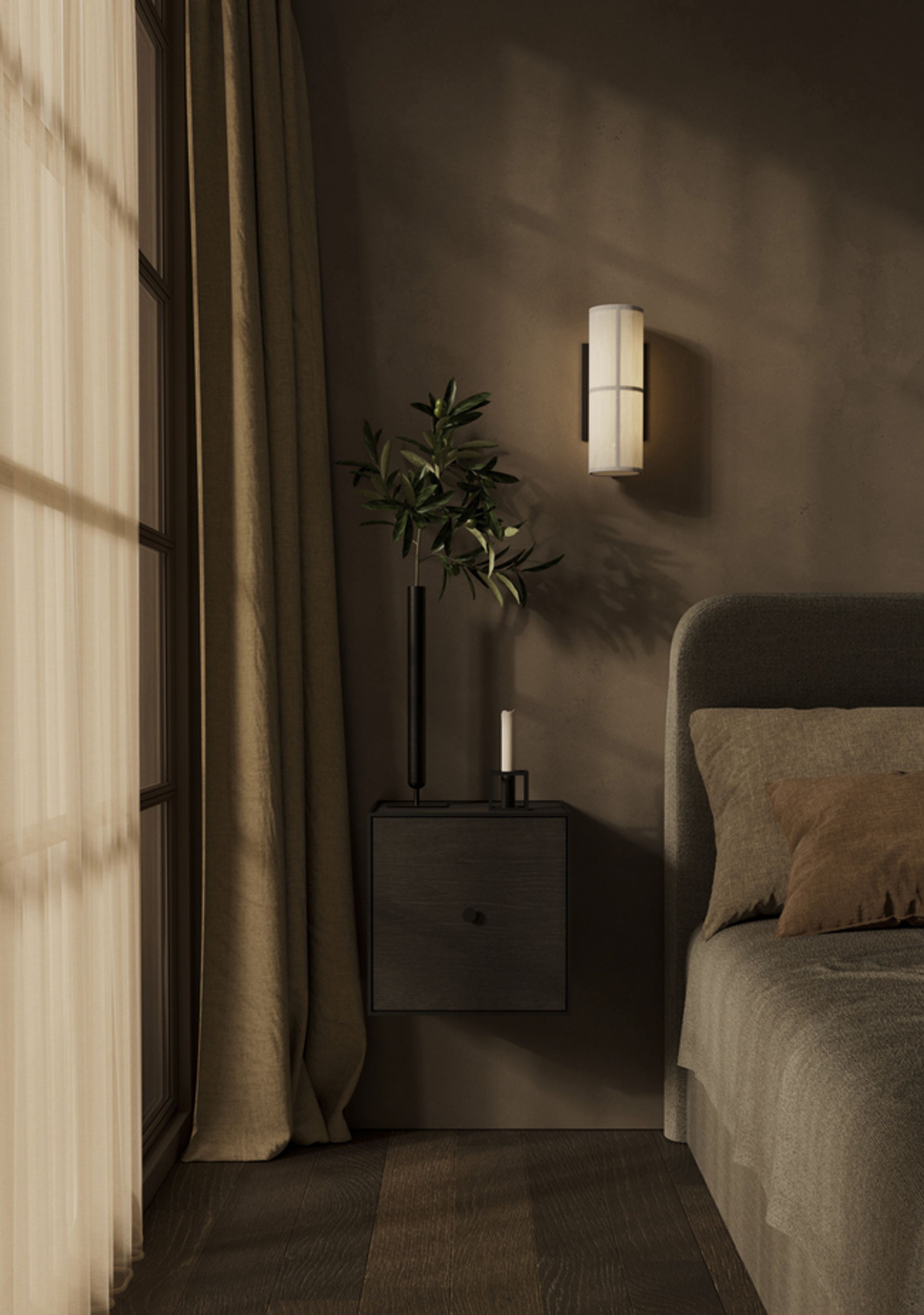 Audo Copenhagen - Estante - Frame 35 incl. Door - Smoked Oak