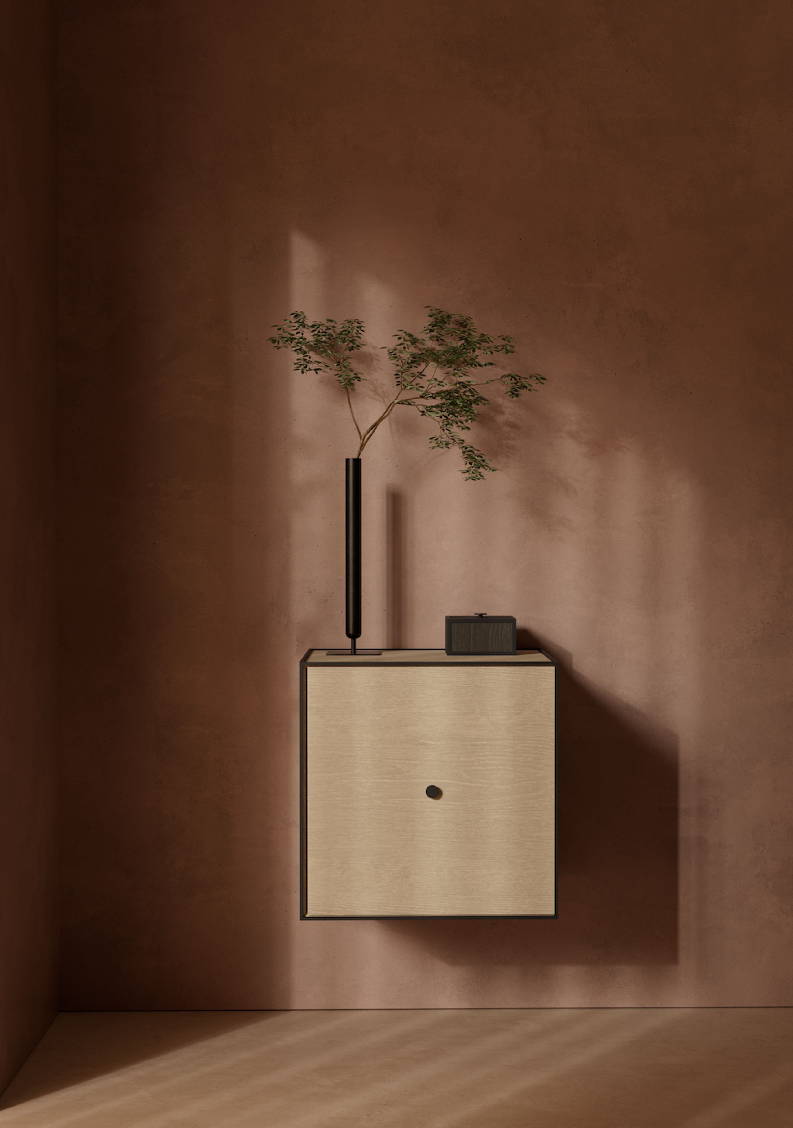 Audo Copenhagen - Reol - Frame 49 incl. Låge - Eg