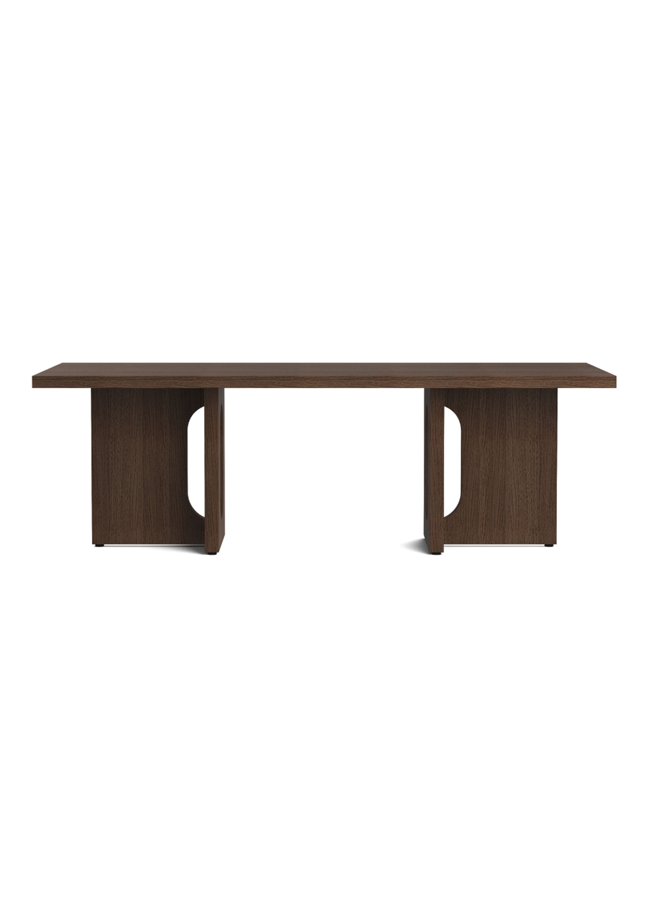 Audo Copenhagen - Table basse - Androgyne Lounge Table - Dark Stained Oak Base / Dark Stained Oak