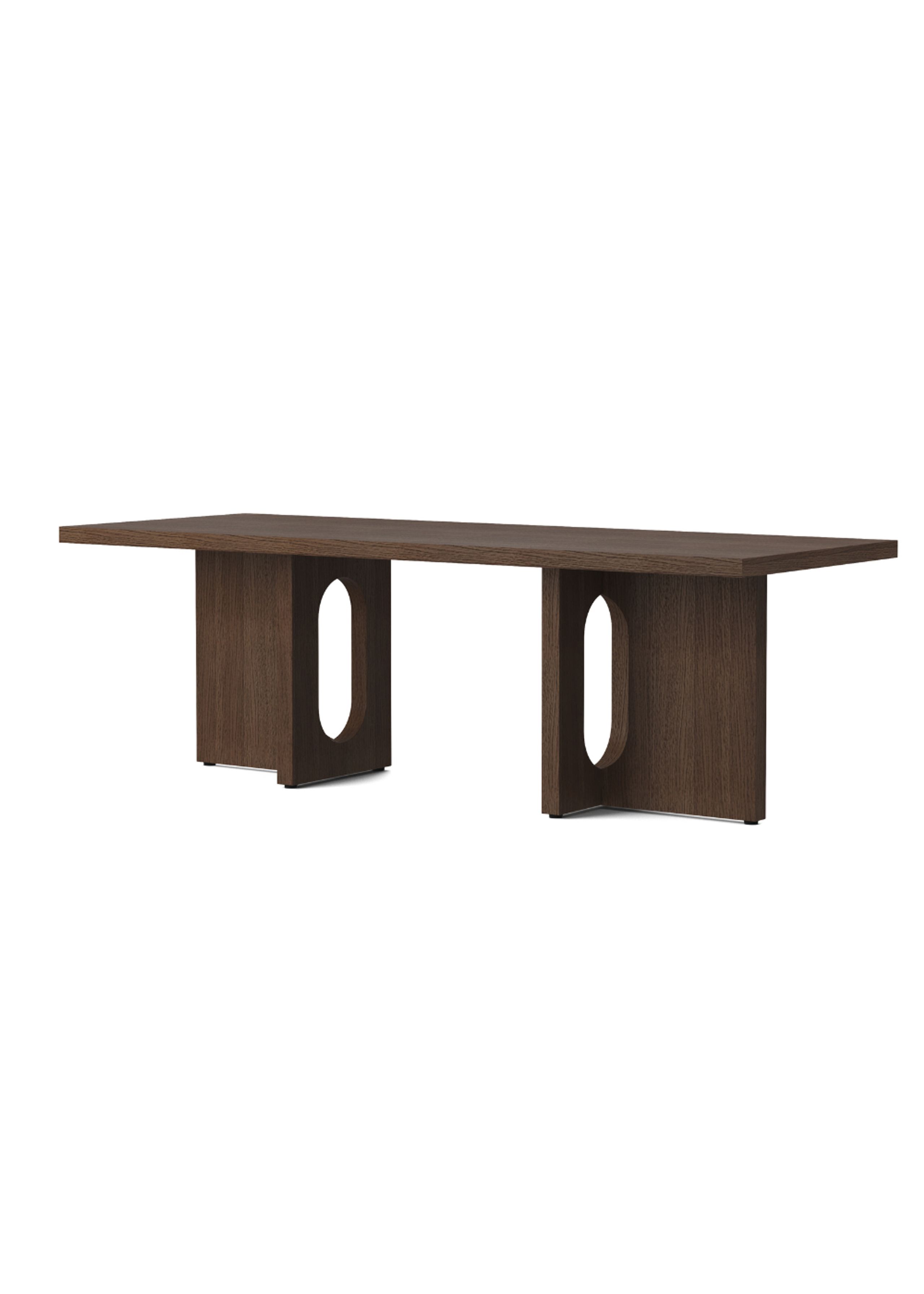 Audo Copenhagen - Table basse - Androgyne Lounge Table - Dark Stained Oak Base / Dark Stained Oak