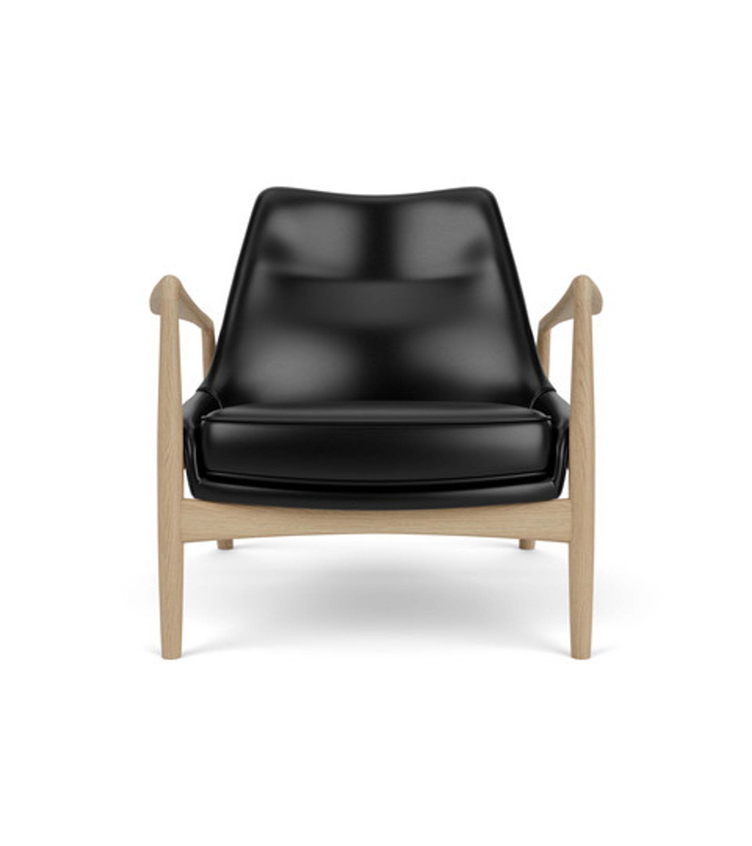 Audo Copenhagen - Stofble - The Seal Lounge Chair Low Back - Oiled Natural Oak / Dakar 0842