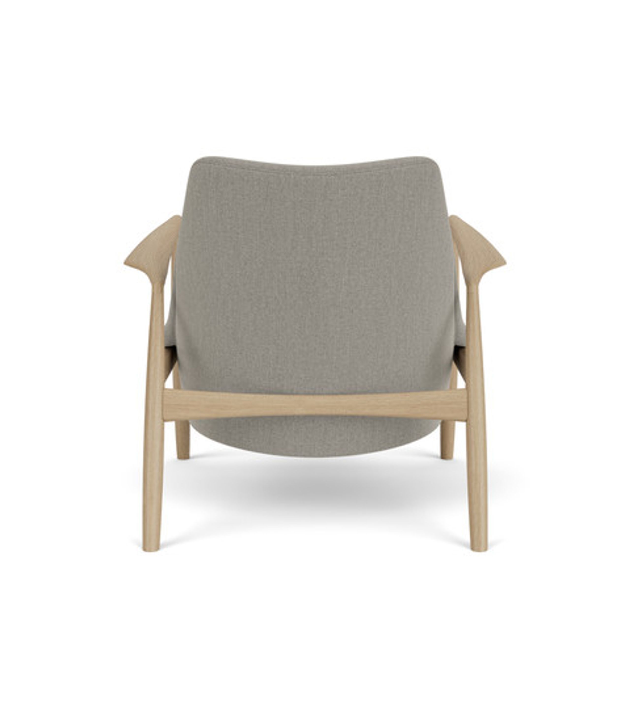 Audo Copenhagen - Stofble - The Seal Lounge Chair Low Back - Oiled Natural Oak / Re-wool 218