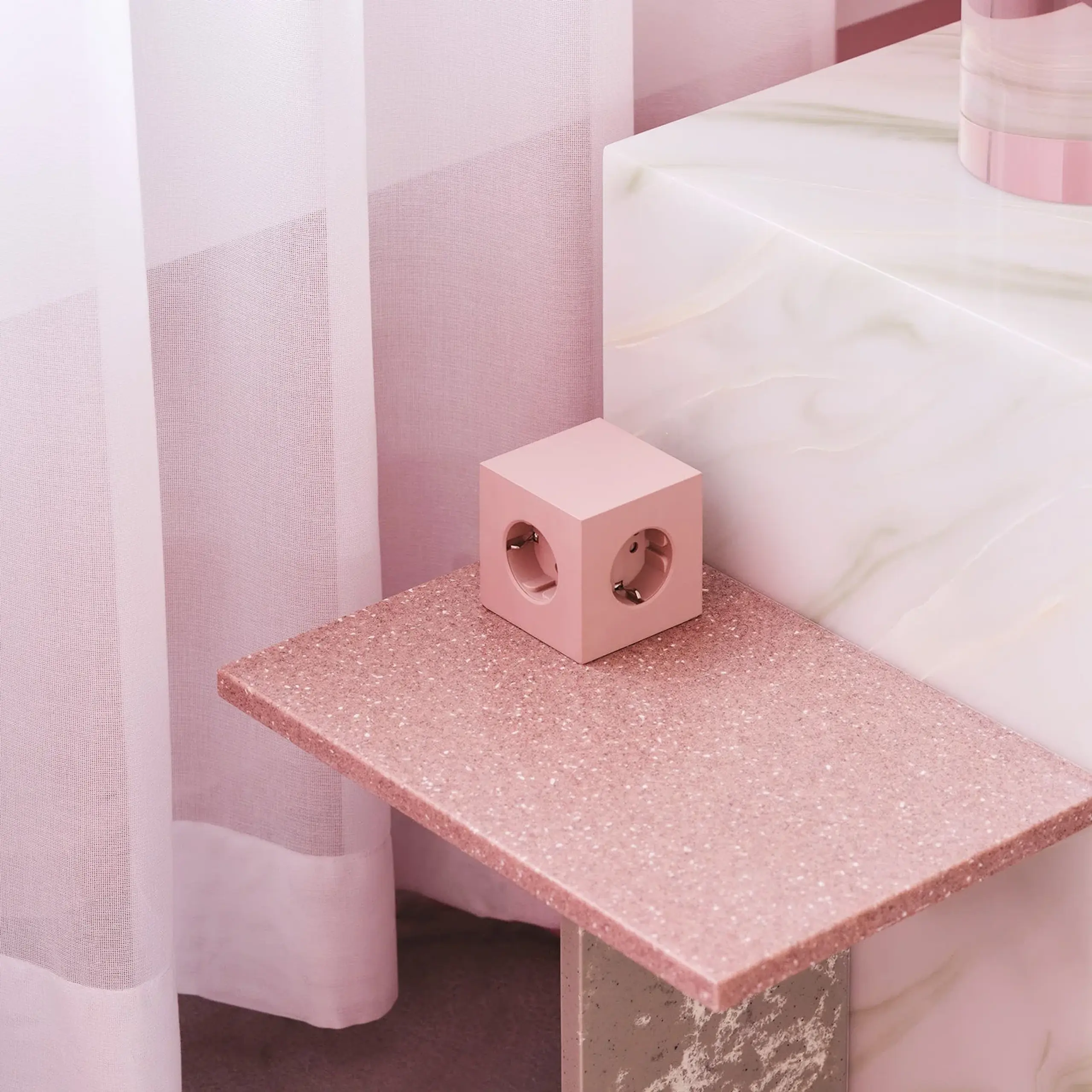 Avolt - Power Socket - Avolt Square 1 - New Pink
