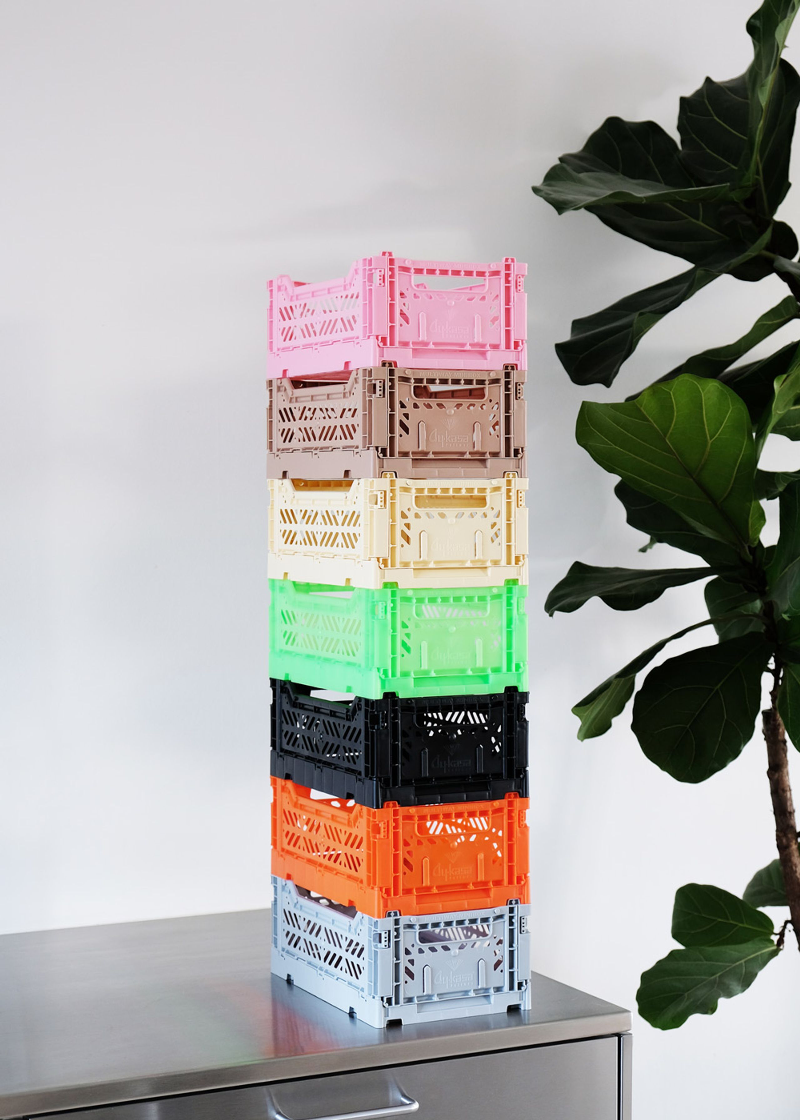 Aykasa - Kasser - Aykasa Foldekasser - Mini - Cream