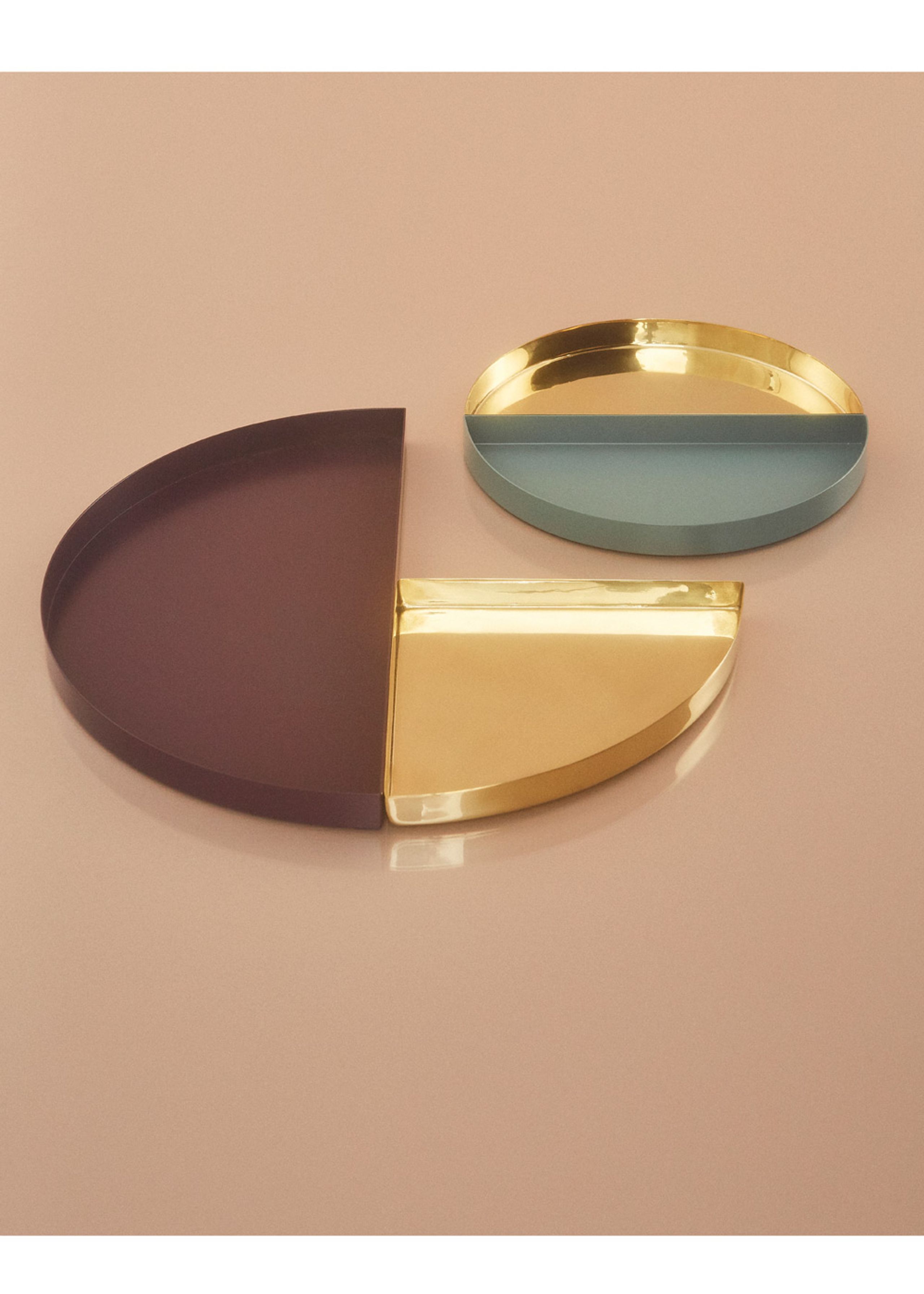 AYTM - Tray - UNITY half circle - Small - Gold