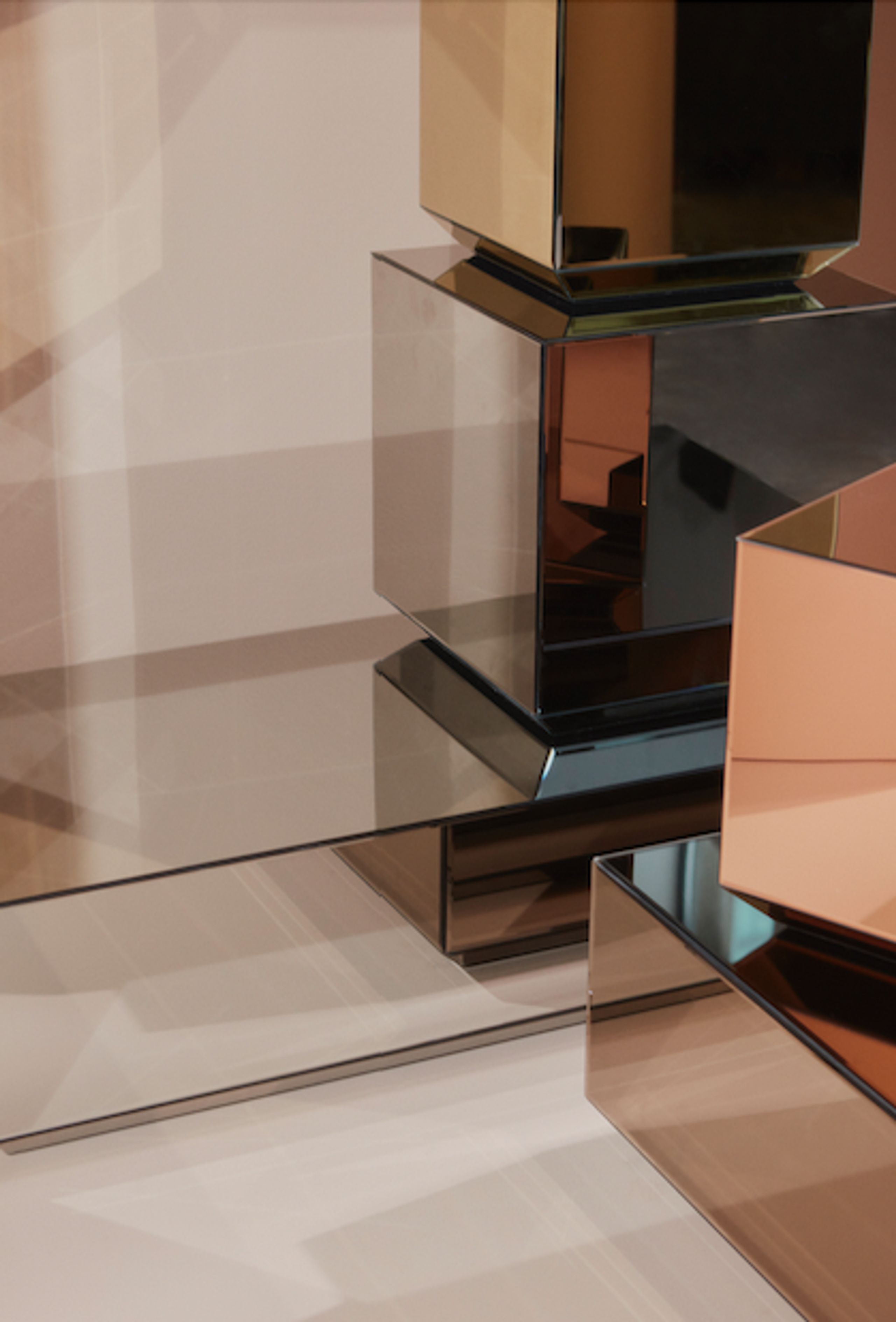 AYTM - Table - SPECULUM Mirror Table - Large - Brown