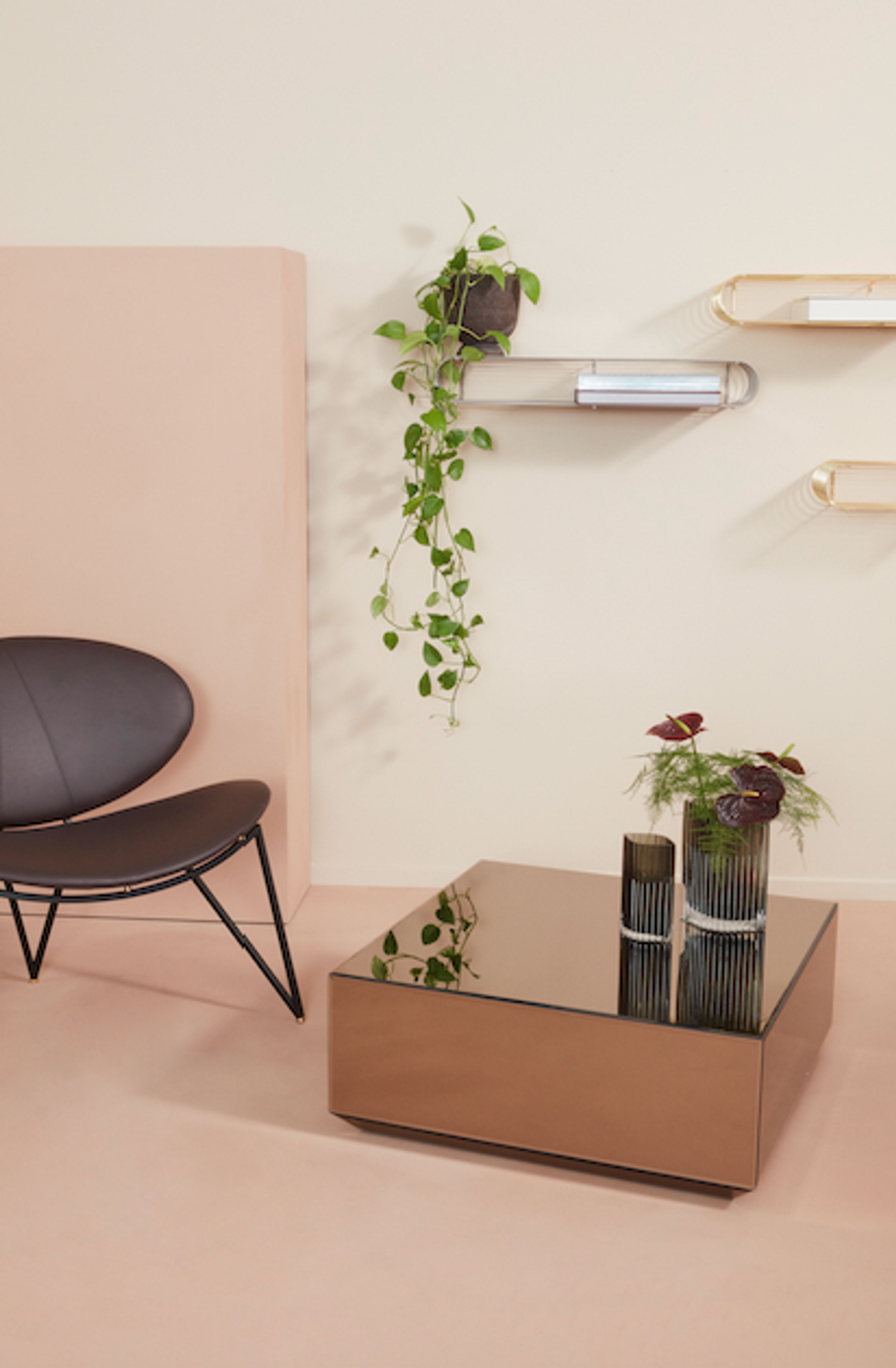 AYTM - Table - SPECULUM Mirror Table - Large - Brown