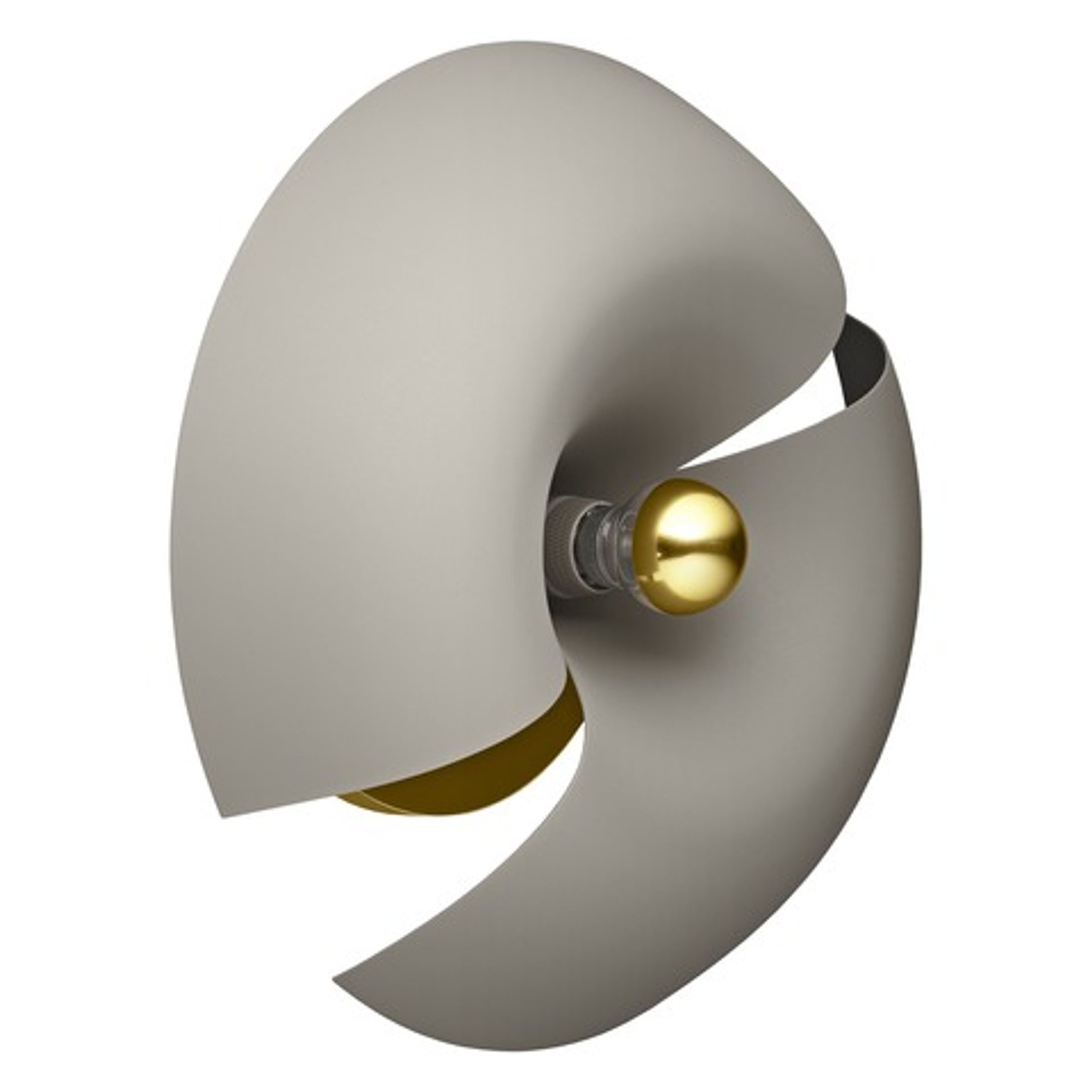 AYTM - Table Lamp - CYCNUS wall lamp - Taupe/gold large