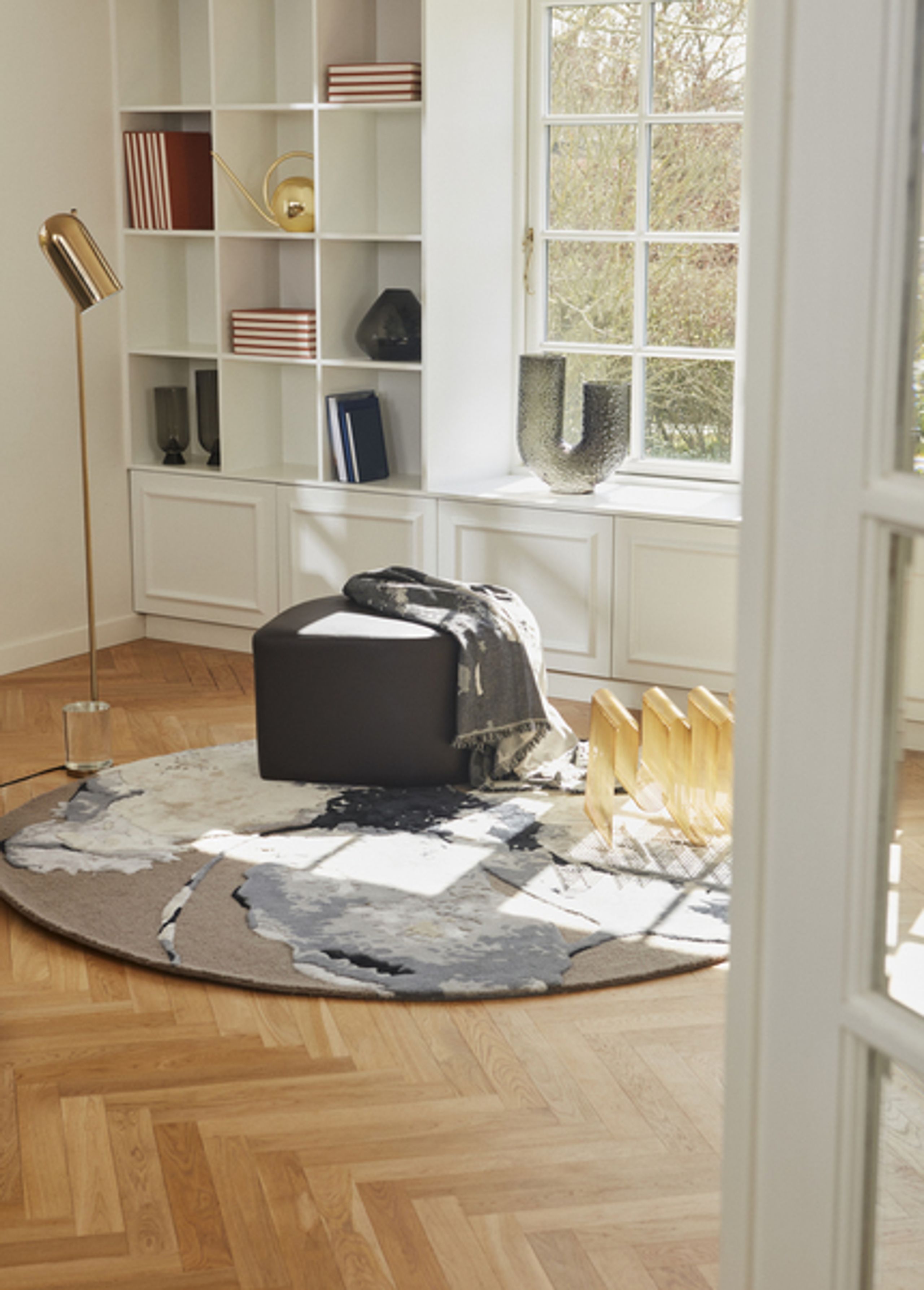 AYTM - Alfombra - Floreo Rug - Multi - Ø130 cm