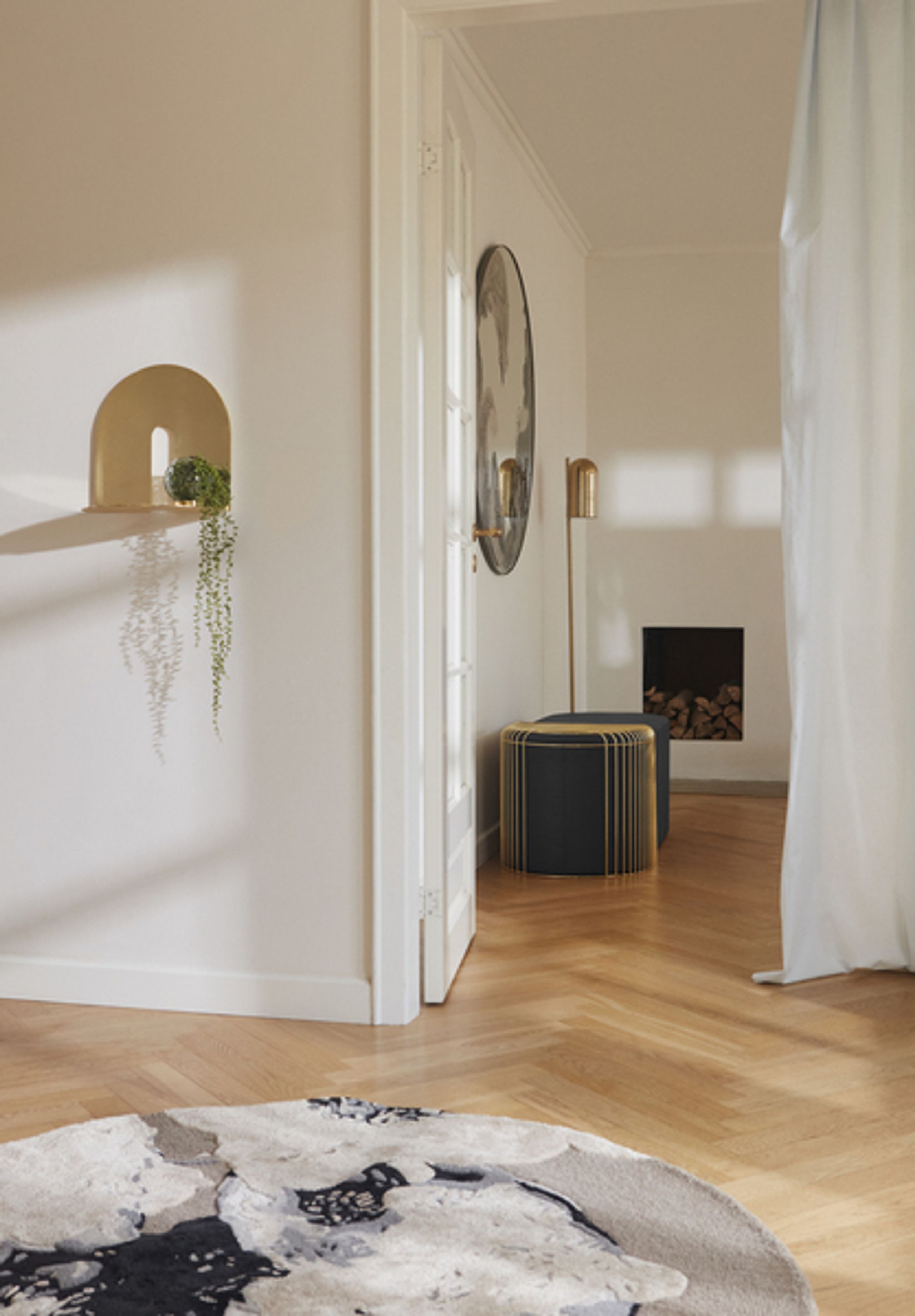 AYTM - Alfombra - Floreo Rug - Multi - Ø130 cm