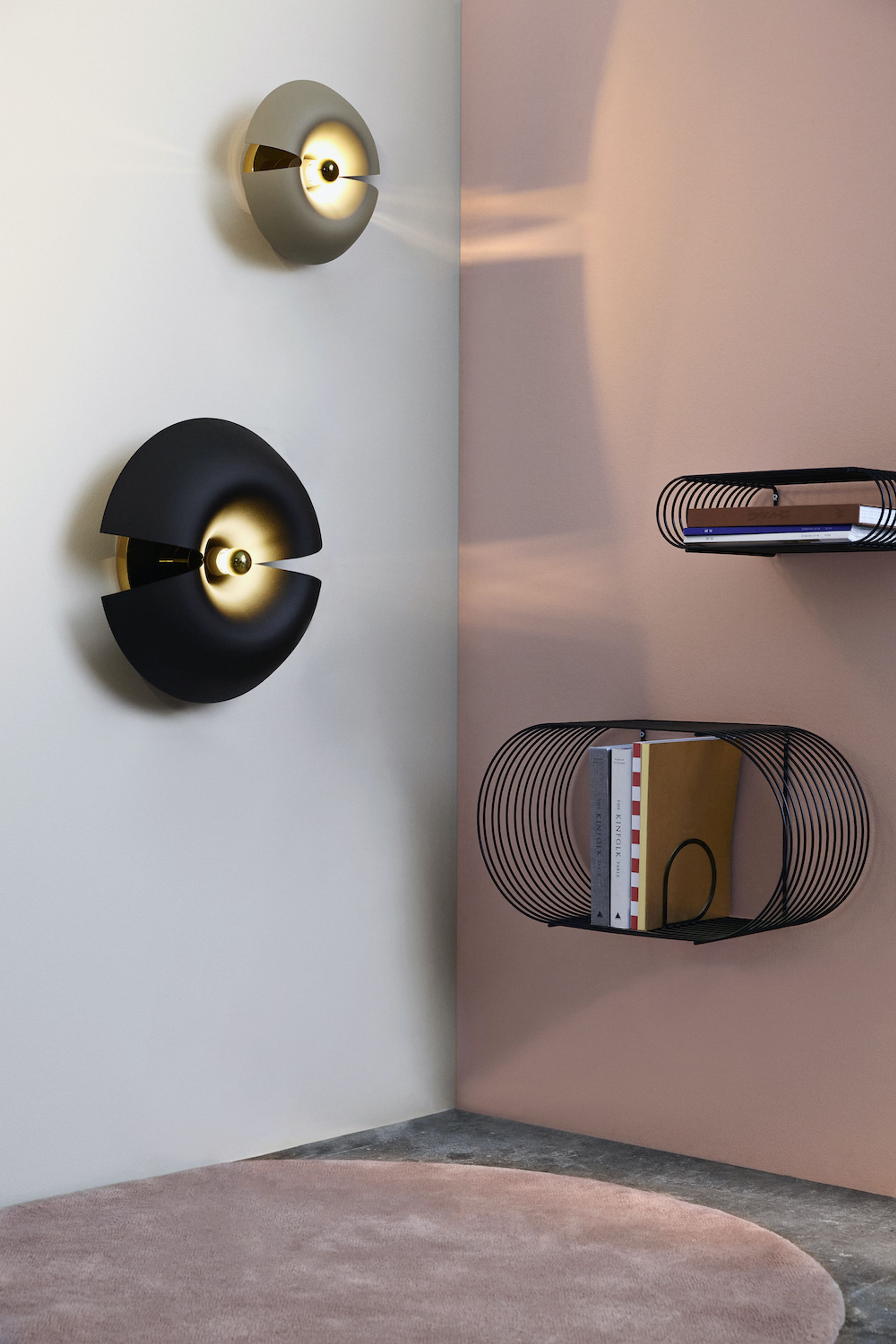 AYTM - Prateleira - CURVA shelf - Black