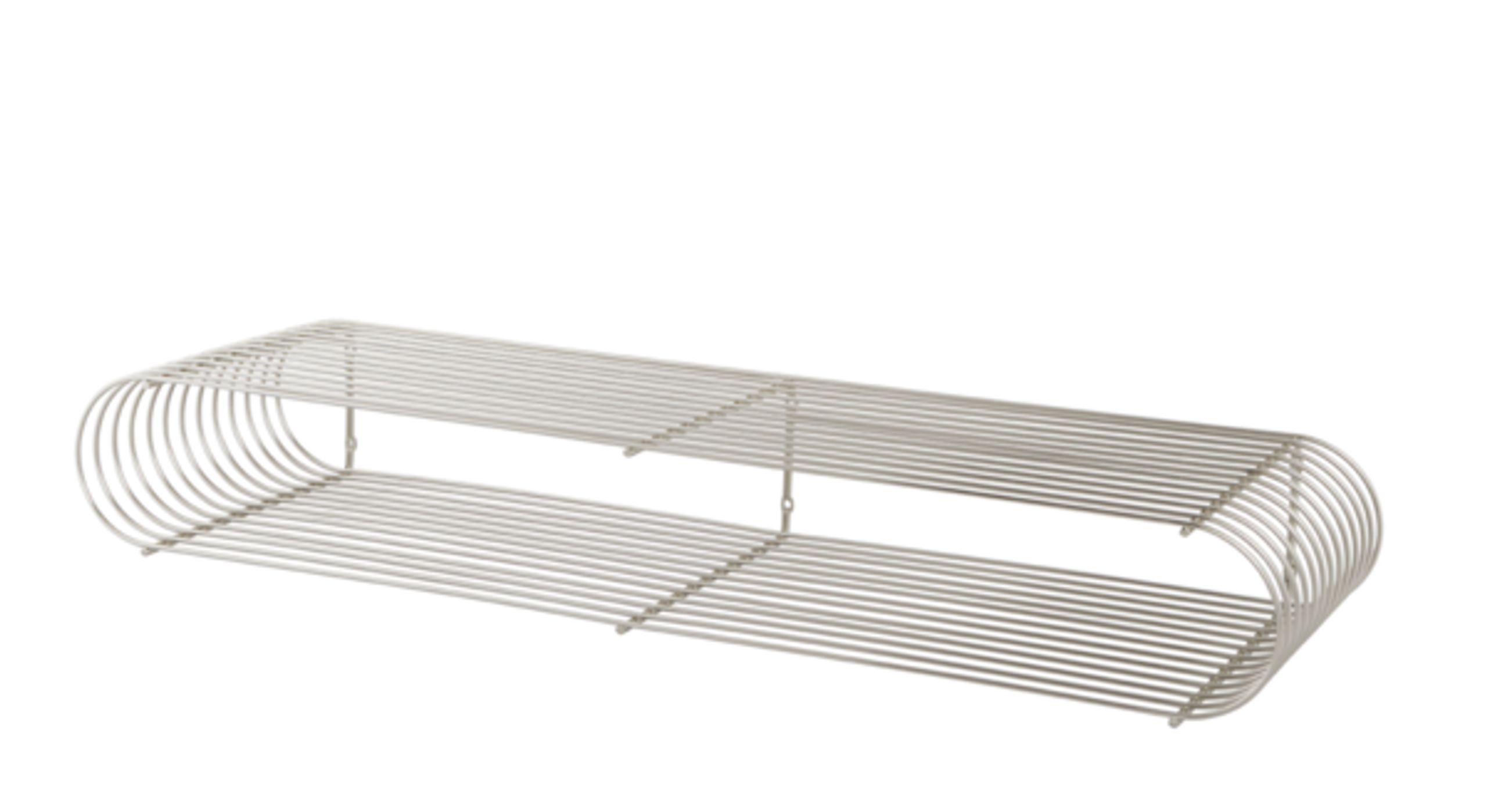 AYTM - Regalbrett - CURVA shelf - Silver - Large