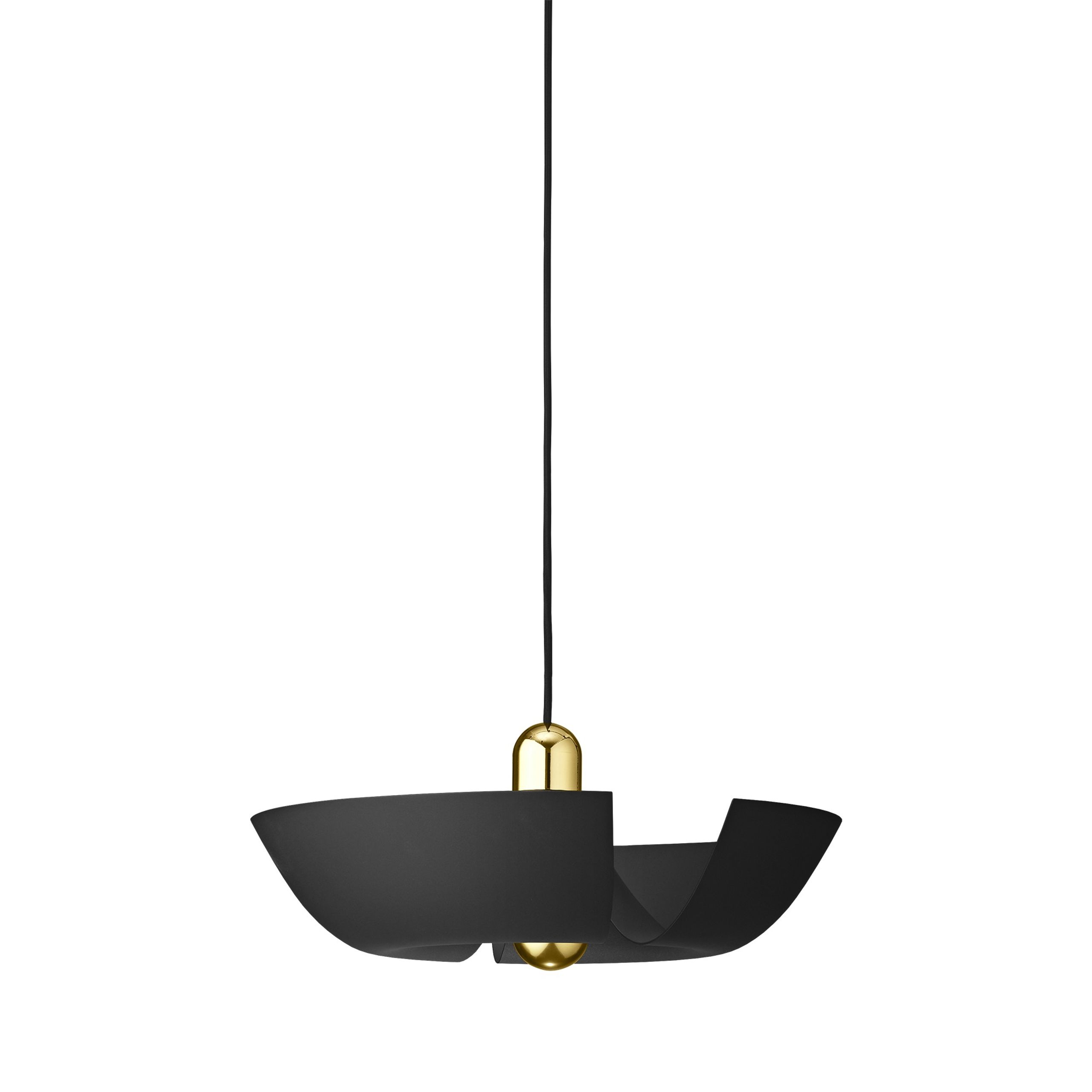 AYTM - Lampe - CYCNUS pendant - Black/gold large