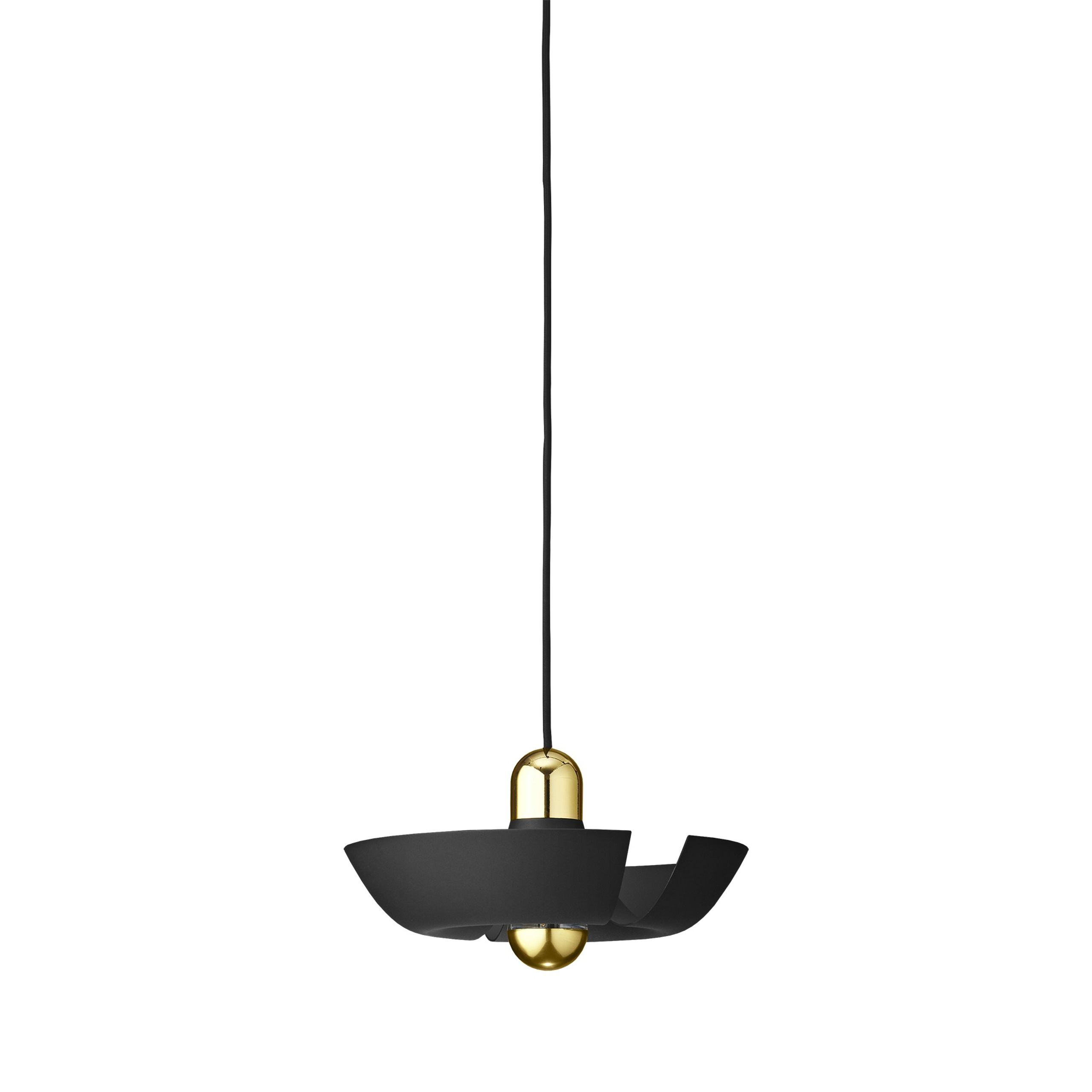 AYTM - Lampe - CYCNUS pendant - Black/gold large