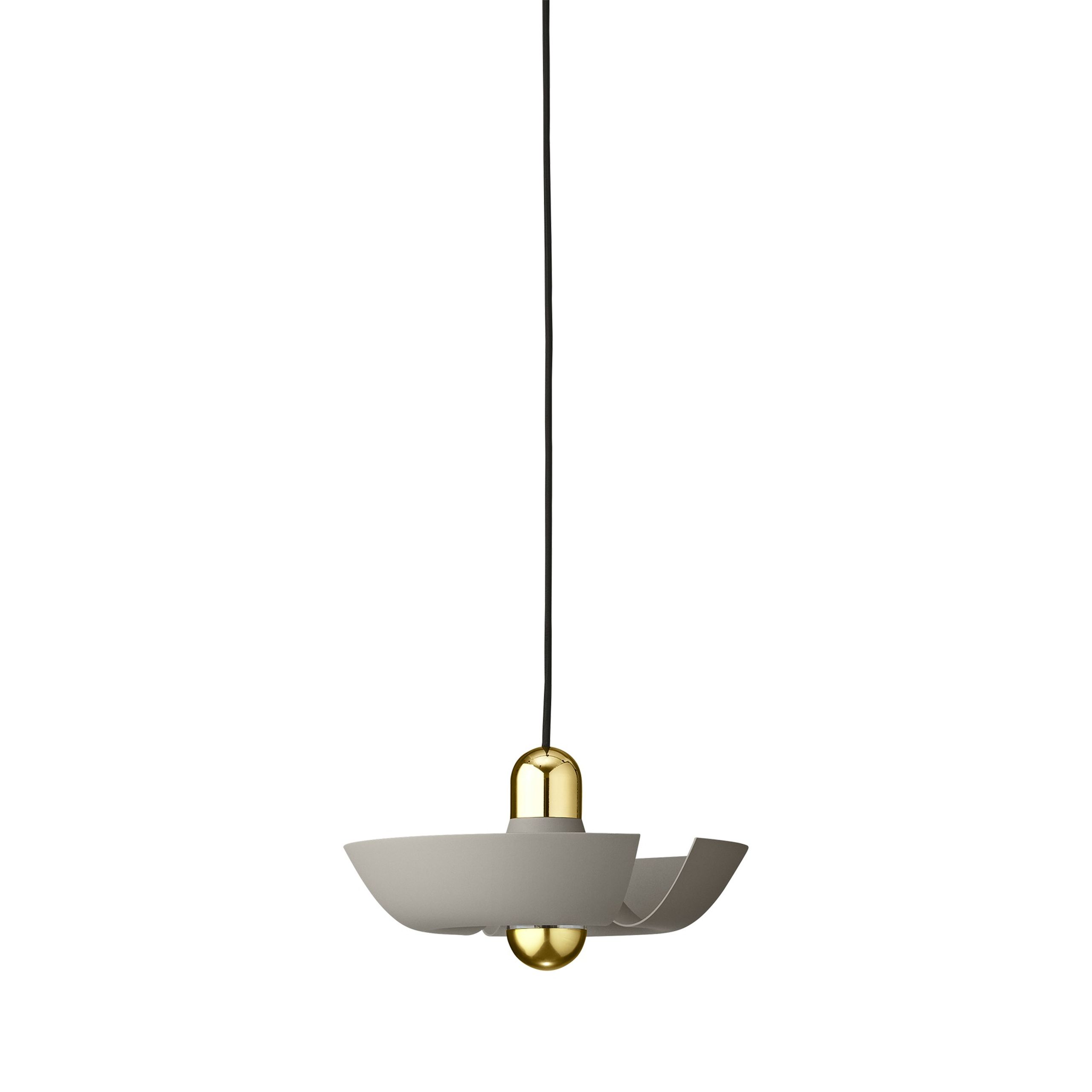 AYTM - Lamppu - CYCNUS pendant - Taupe/gold large