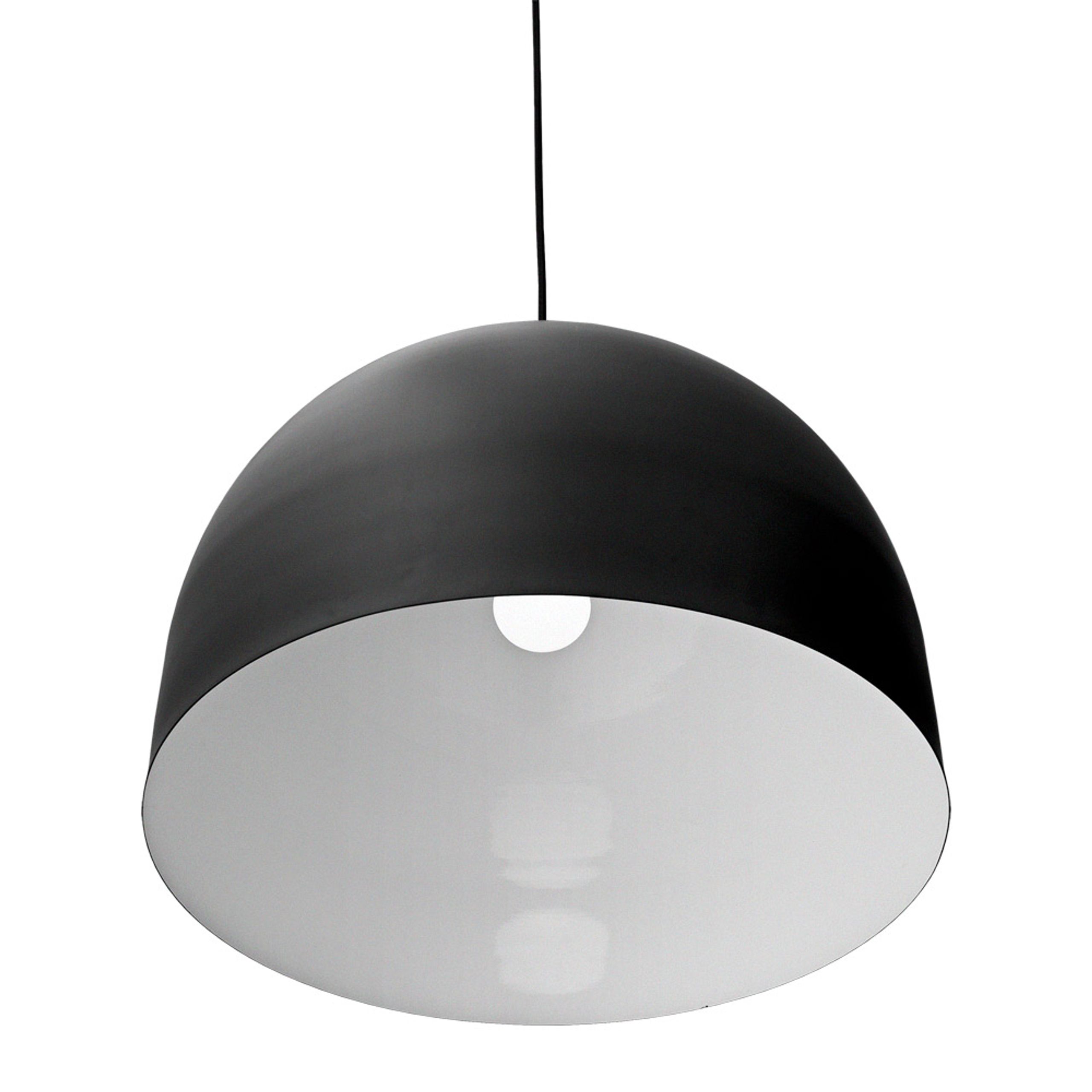 AYTM - Lampe - LUCEO Round Pendant - Large - Black/Clear