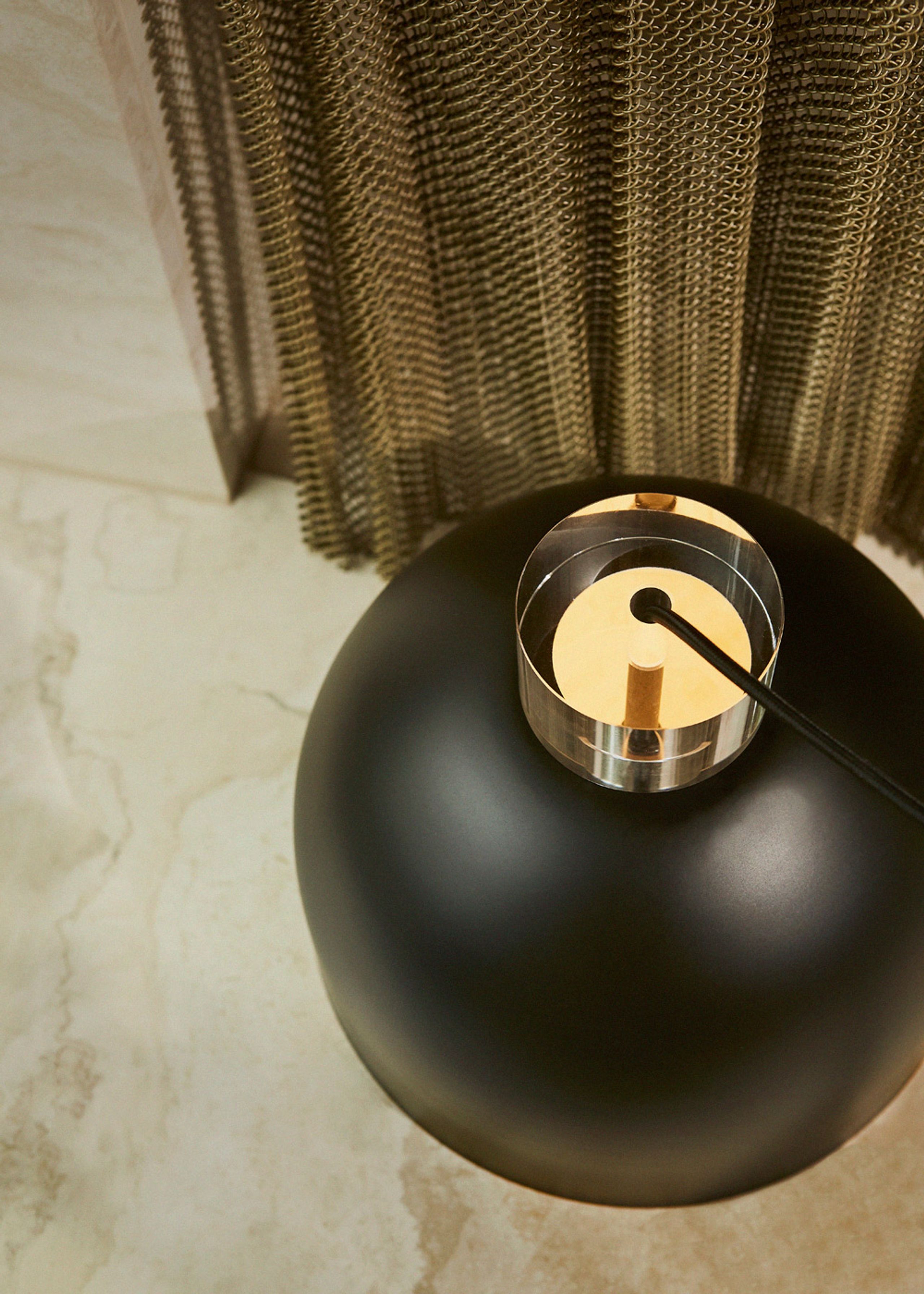 AYTM - Lampe - LUCEO Round Pendant - Large - Black/Clear