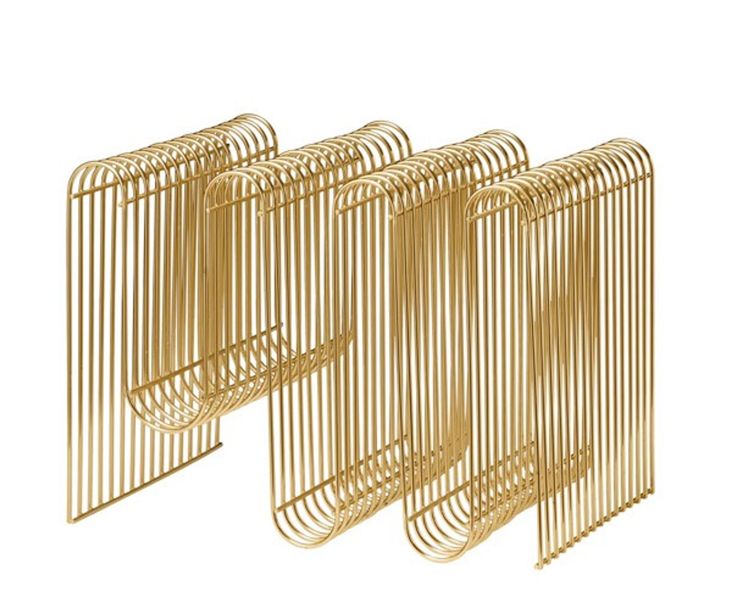 AYTM - Magazine Holder - Curva Magazine Holder - Gold