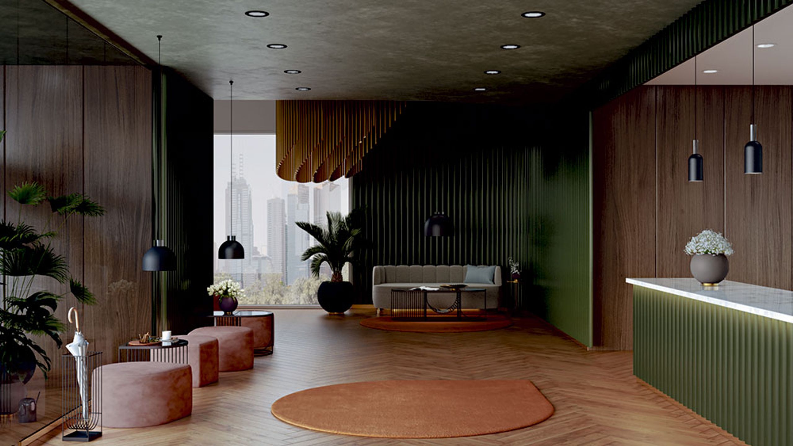 AYTM - Pouf - STILLA pouf - Forest