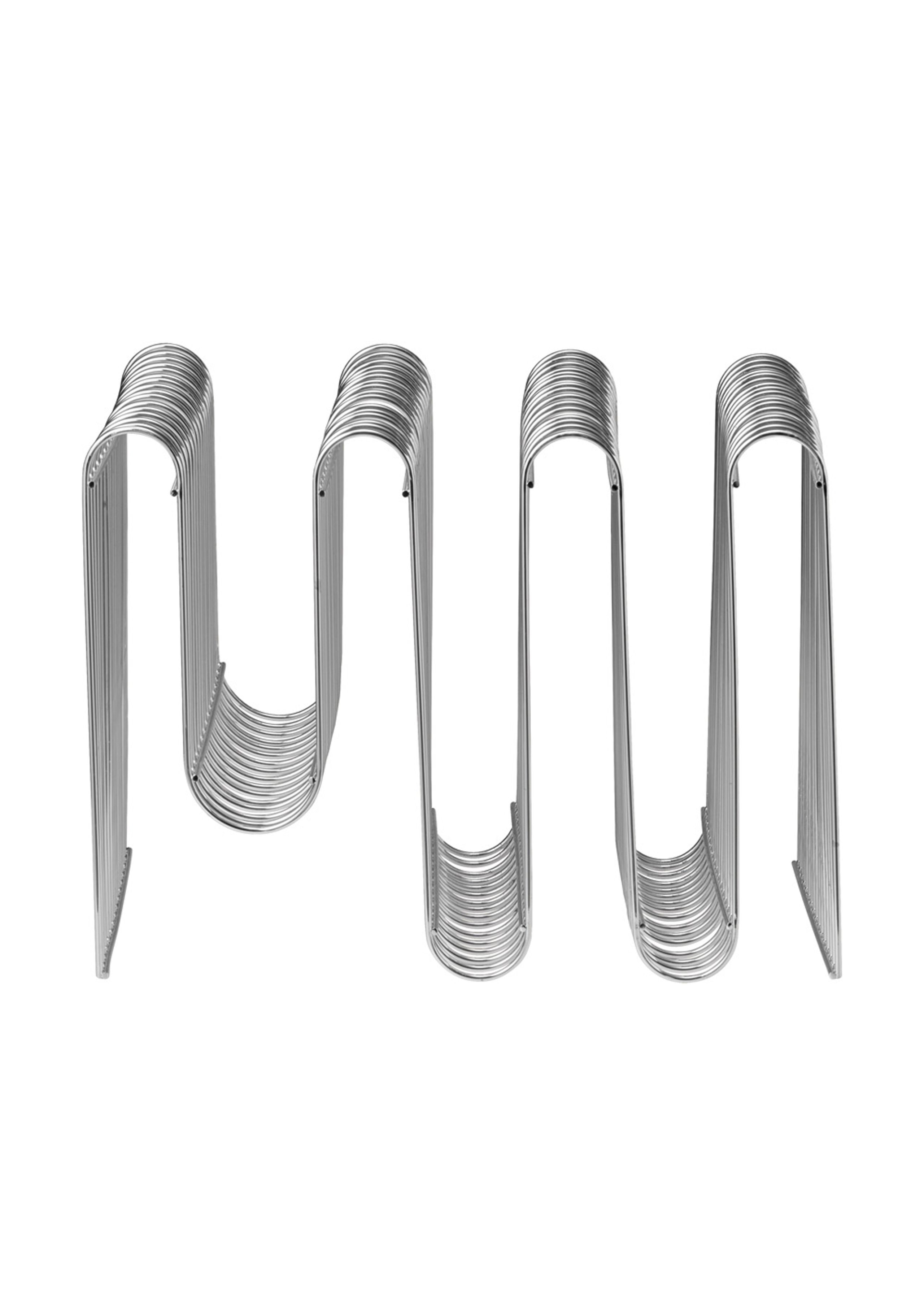 AYTM - Porta revistas - Curva Magazine Holder - Silver