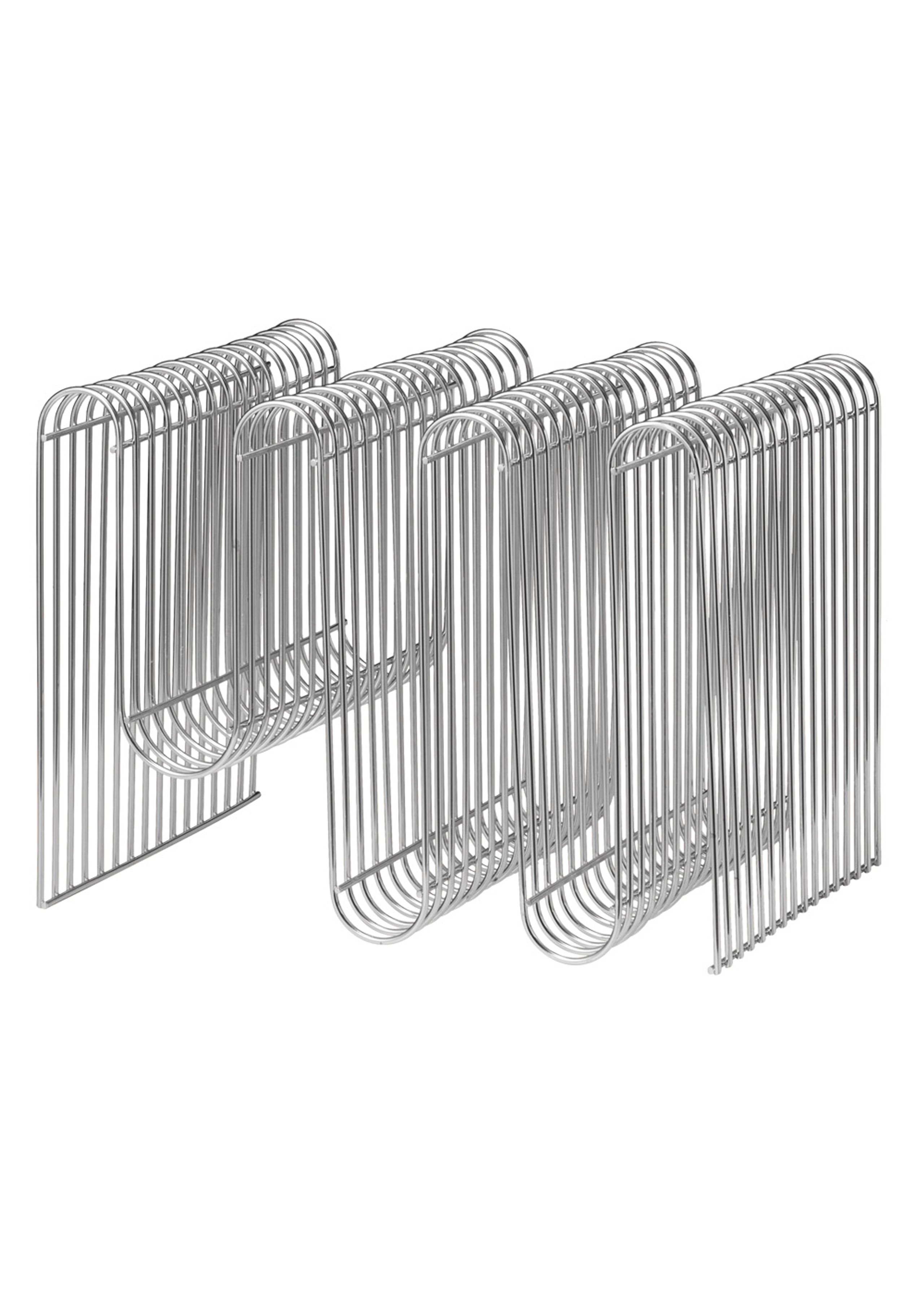 AYTM - Porta revistas - Curva Magazine Holder - Silver