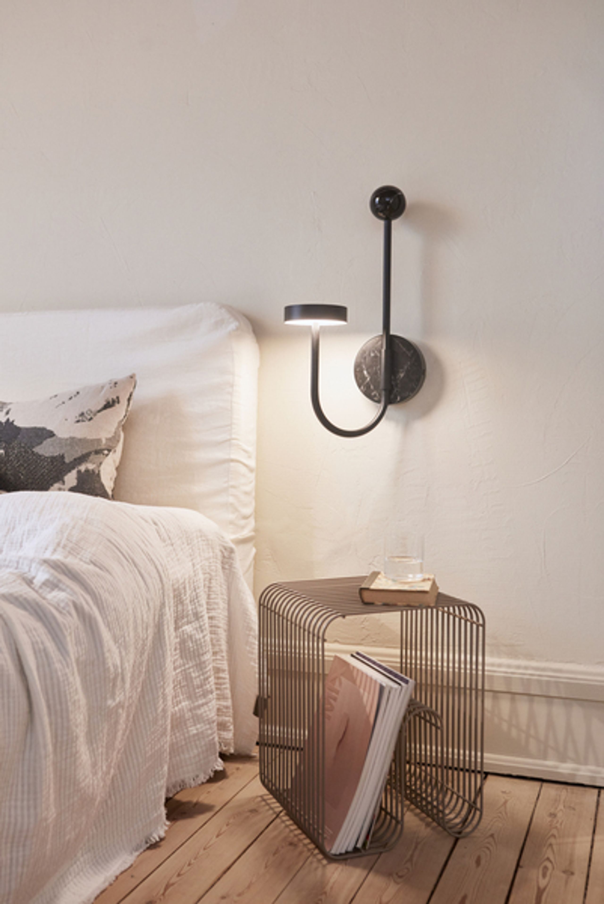 AYTM - Stool - CURVA Stool and Shelf - Taupe