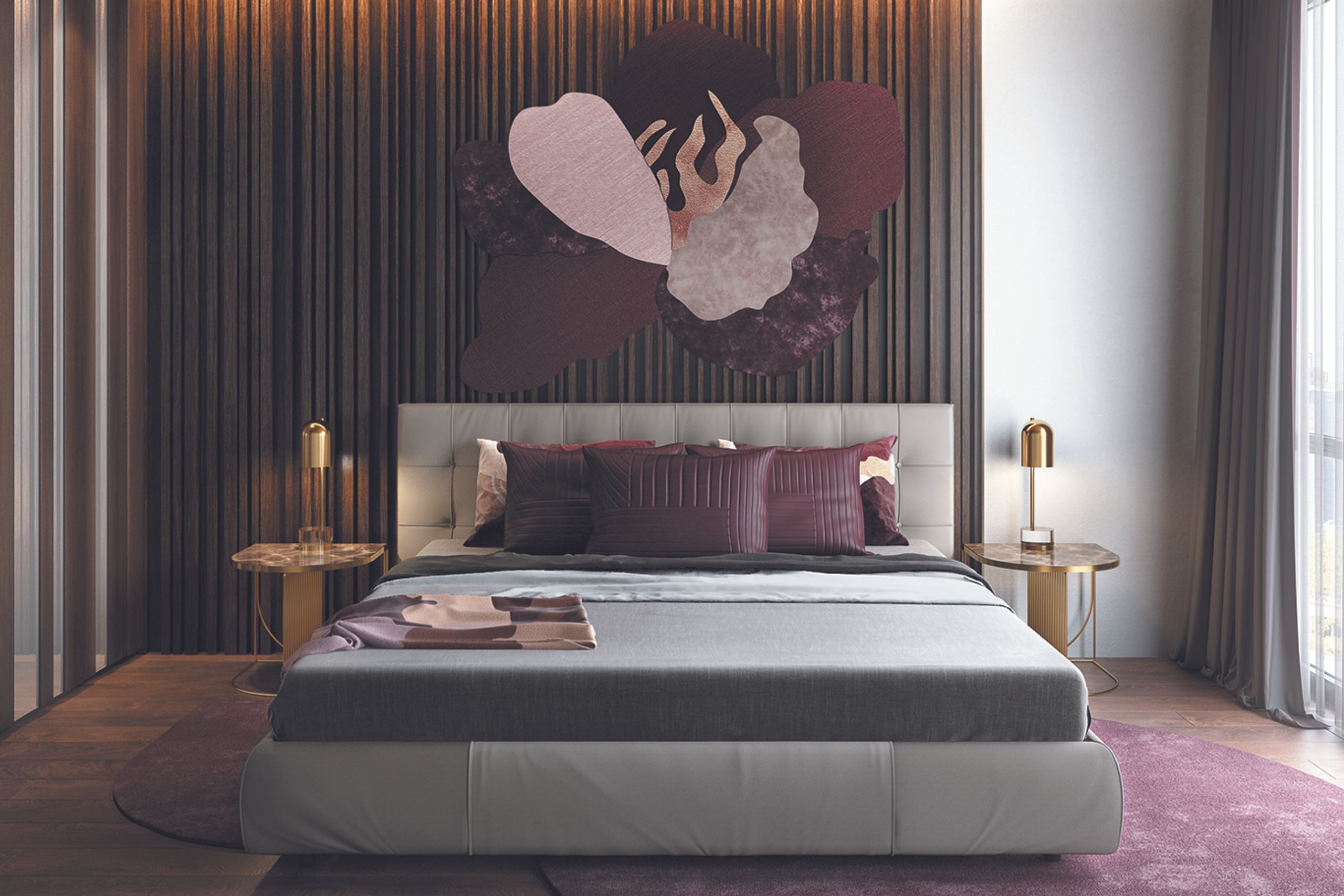 AYTM - Table basse - SINO Side Table - Black / Black marble