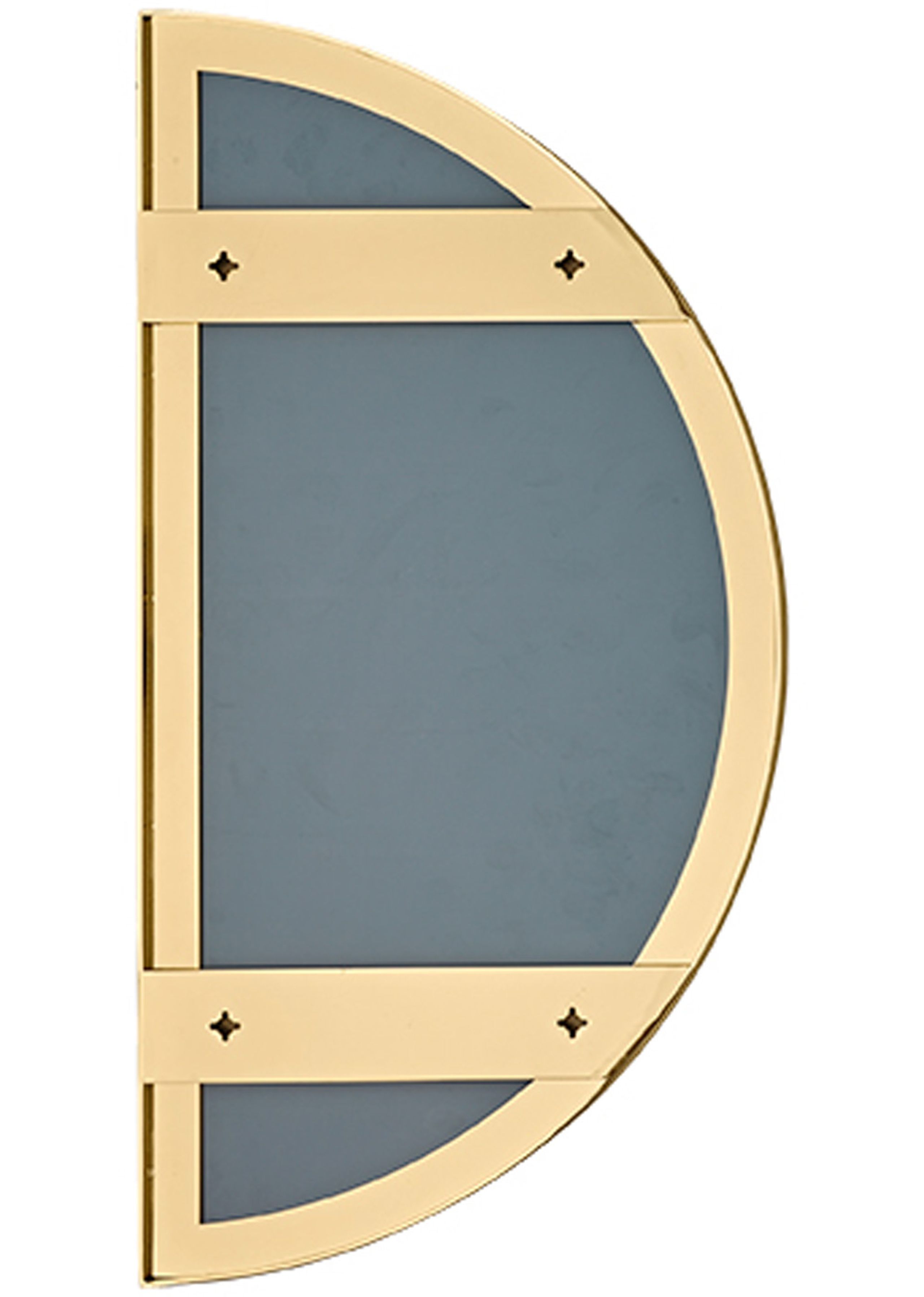 AYTM - Zrkadlo - UNITY half circle mirror - Gold