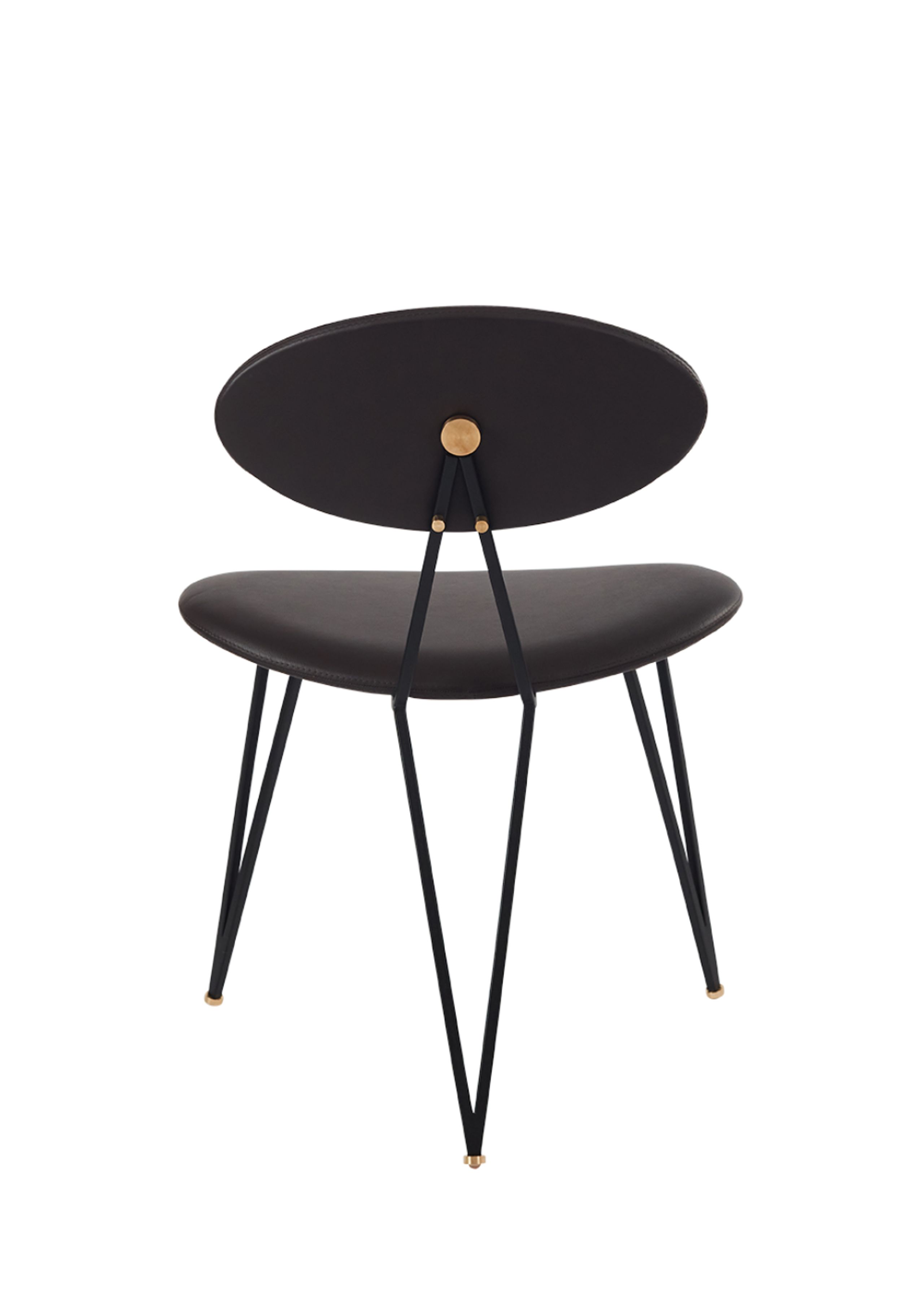 AYTM - Stuhl - Semper Dining Chair - Black/Java brown